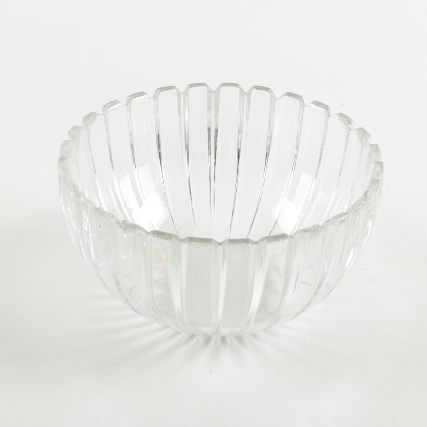 Tiffany & Co "Vertical" Crystal Bowl