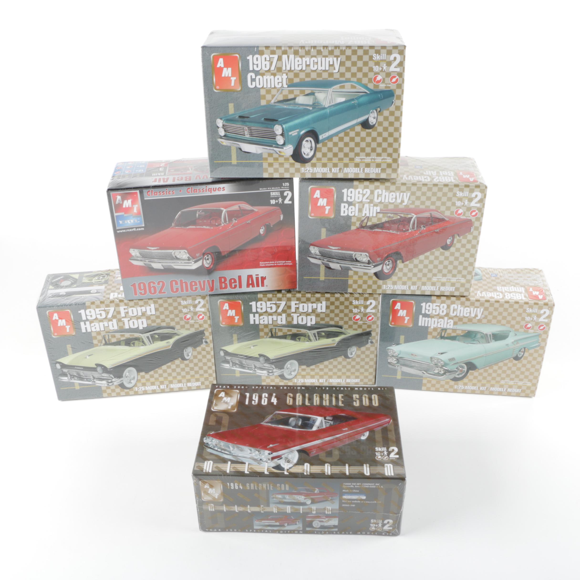 AMT 1950s and 1960s Model Car Kits