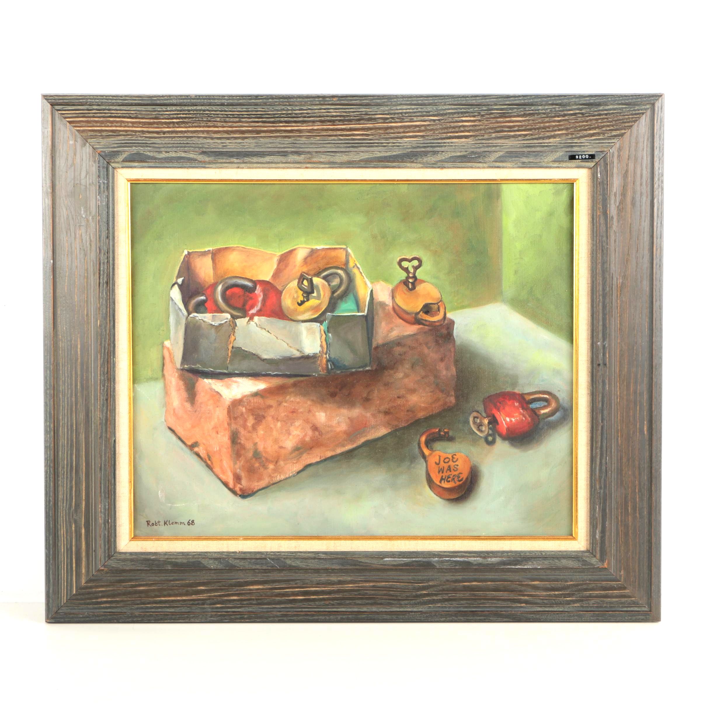 Klemm Oil Painting on Canvas Still Life