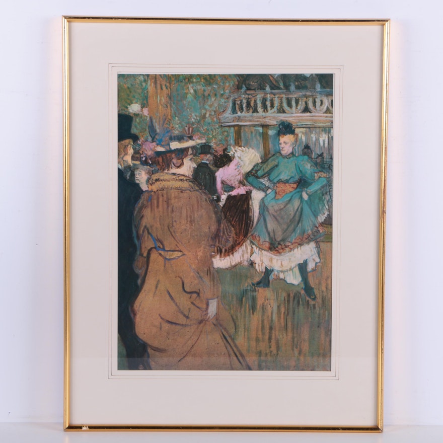 Offset Lithograph After Henri de Toulouse-Lautrec "Quadrille"