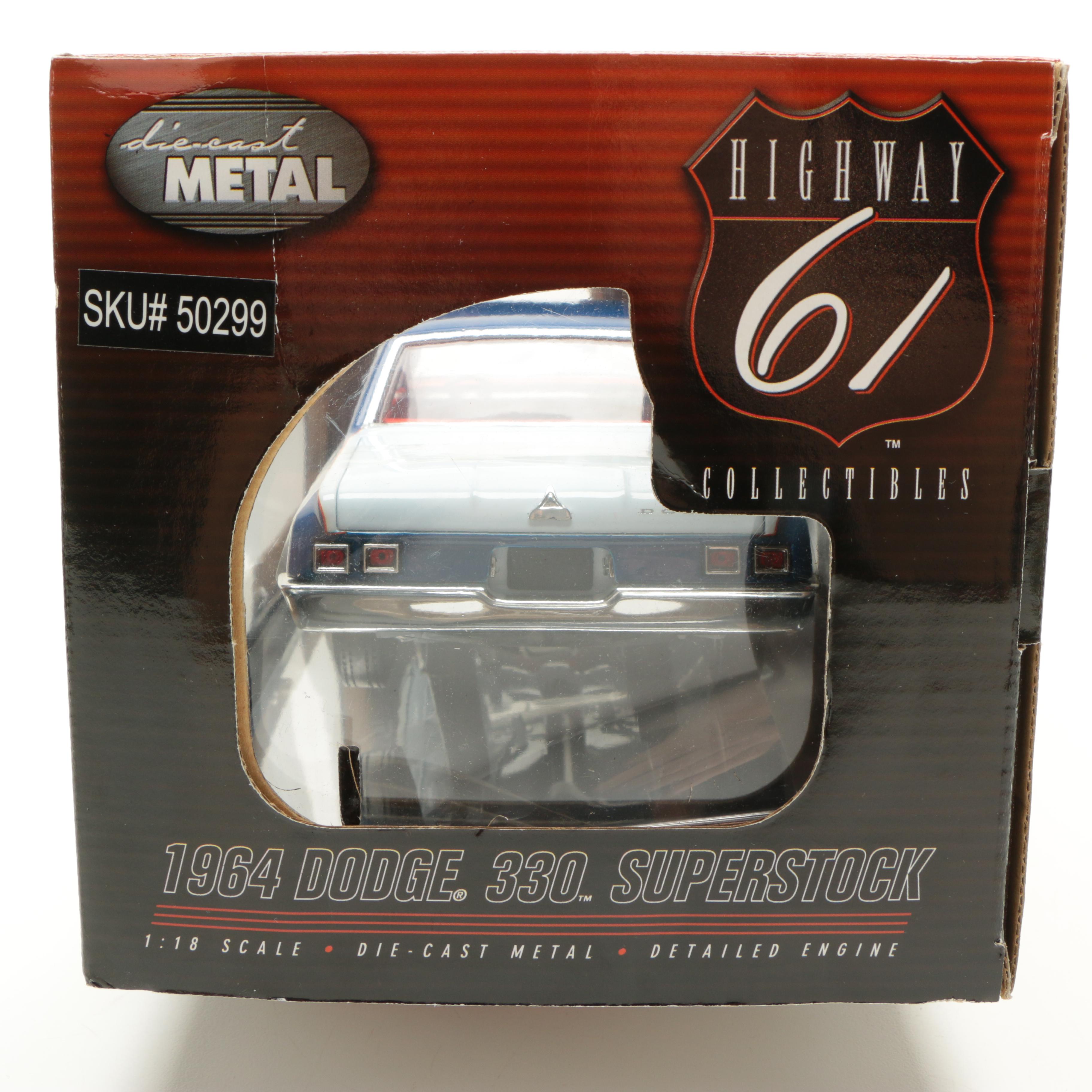 Highway 61 1964 Dodge 330 Superstock Die-Cast Car