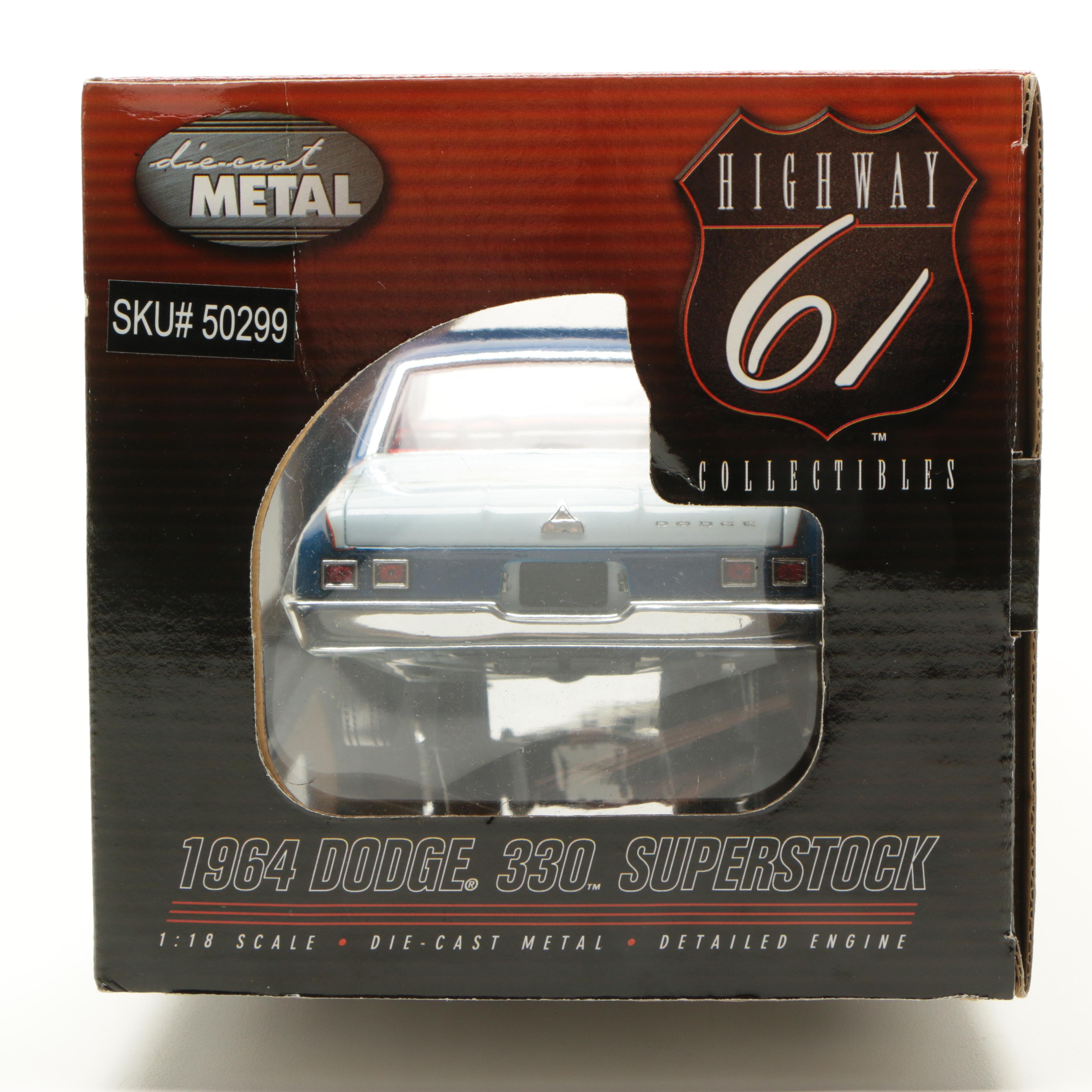 Highway 61 1964 Dodge 330 Superstock Die-Cast Car
