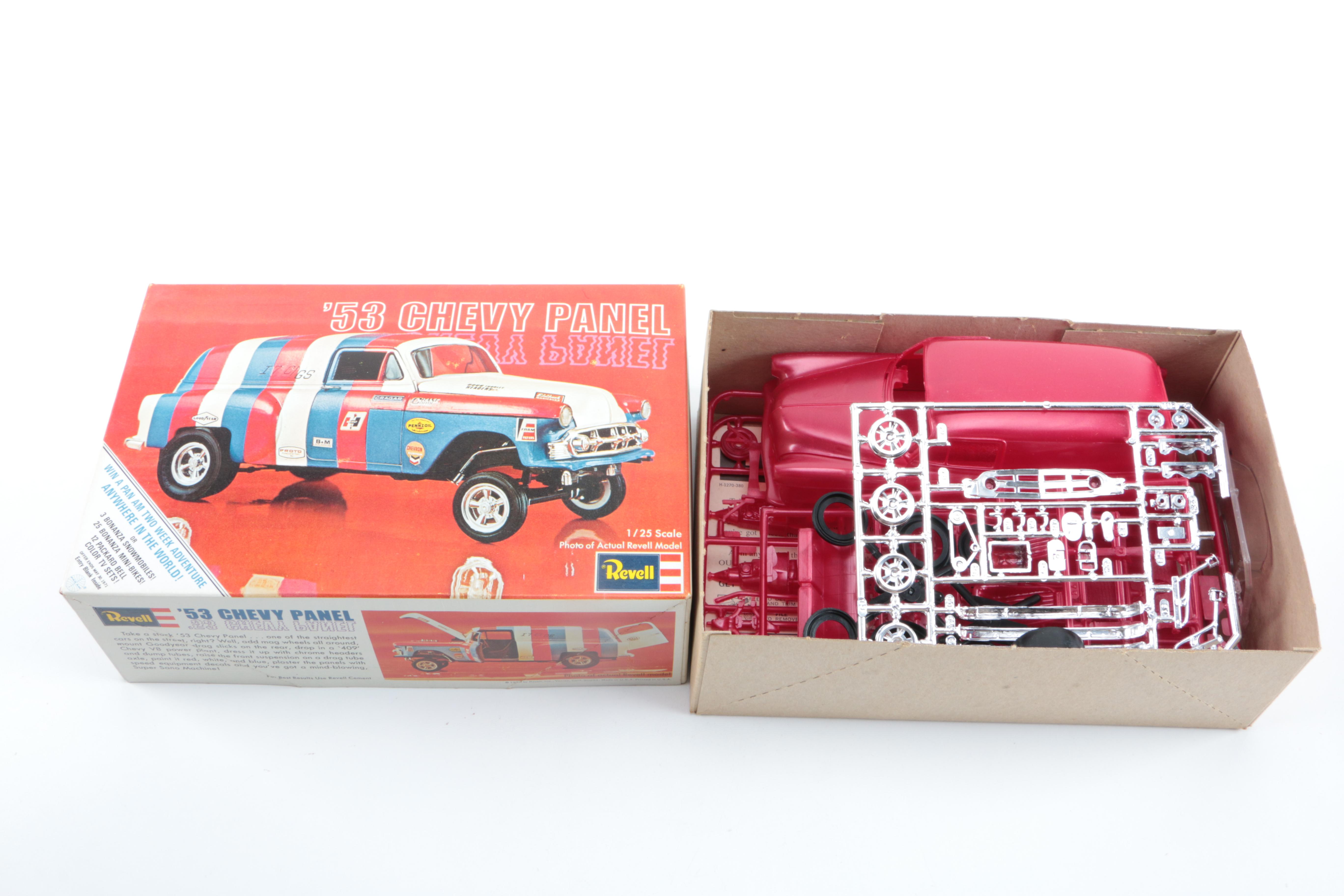 Collection of Vintage Model Car Kits