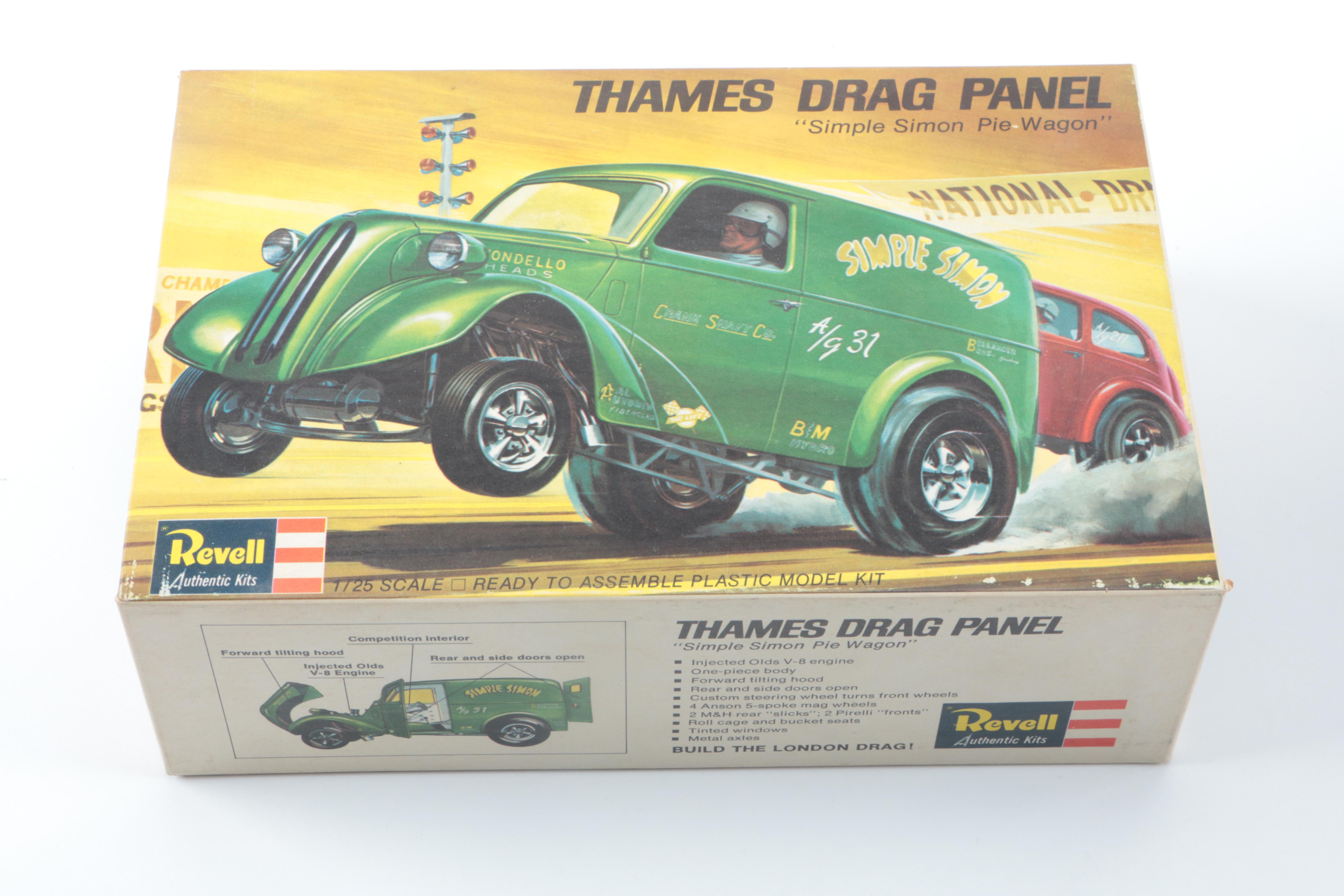 Collection of Vintage Model Car Kits