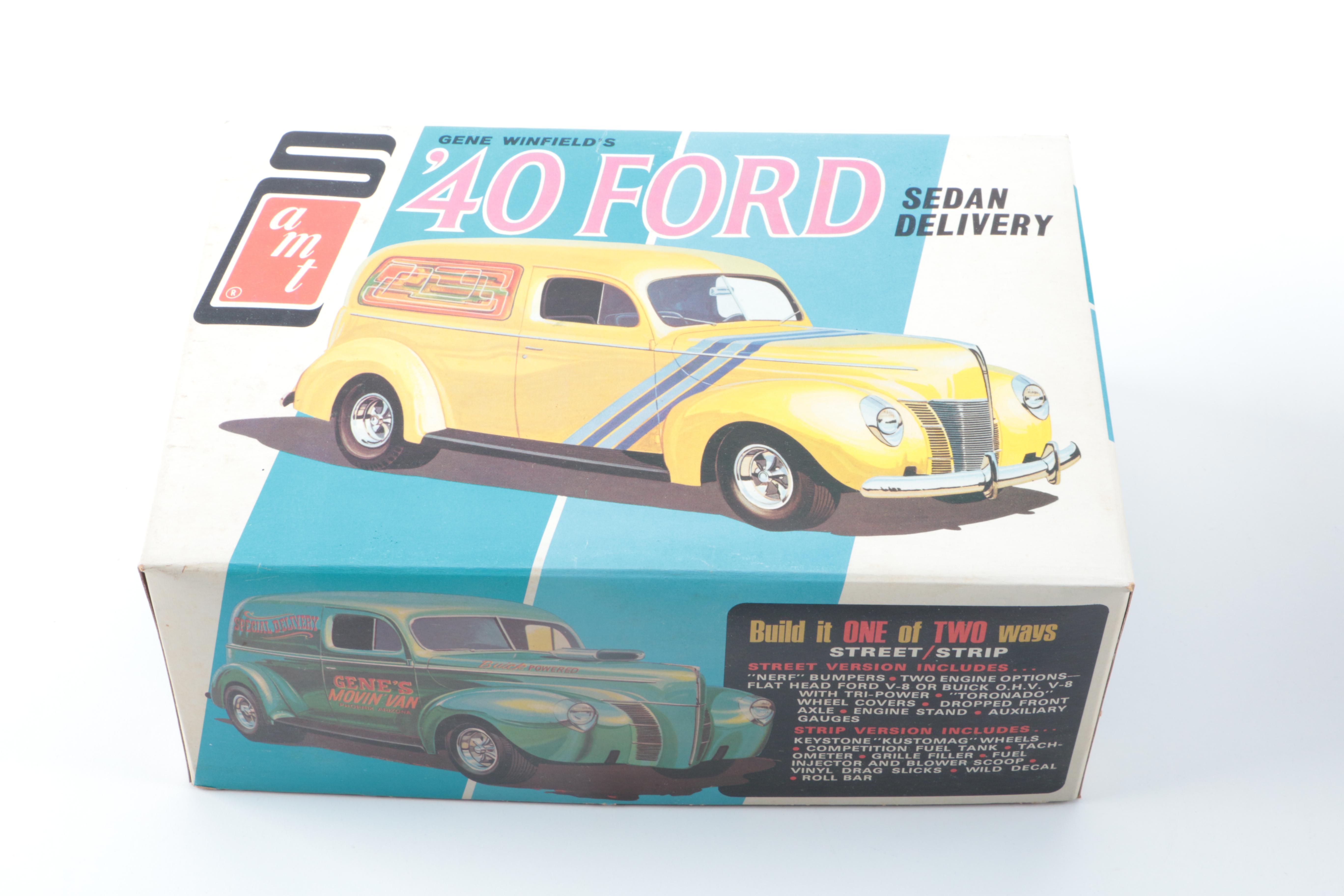 Collection of Vintage Model Car Kits
