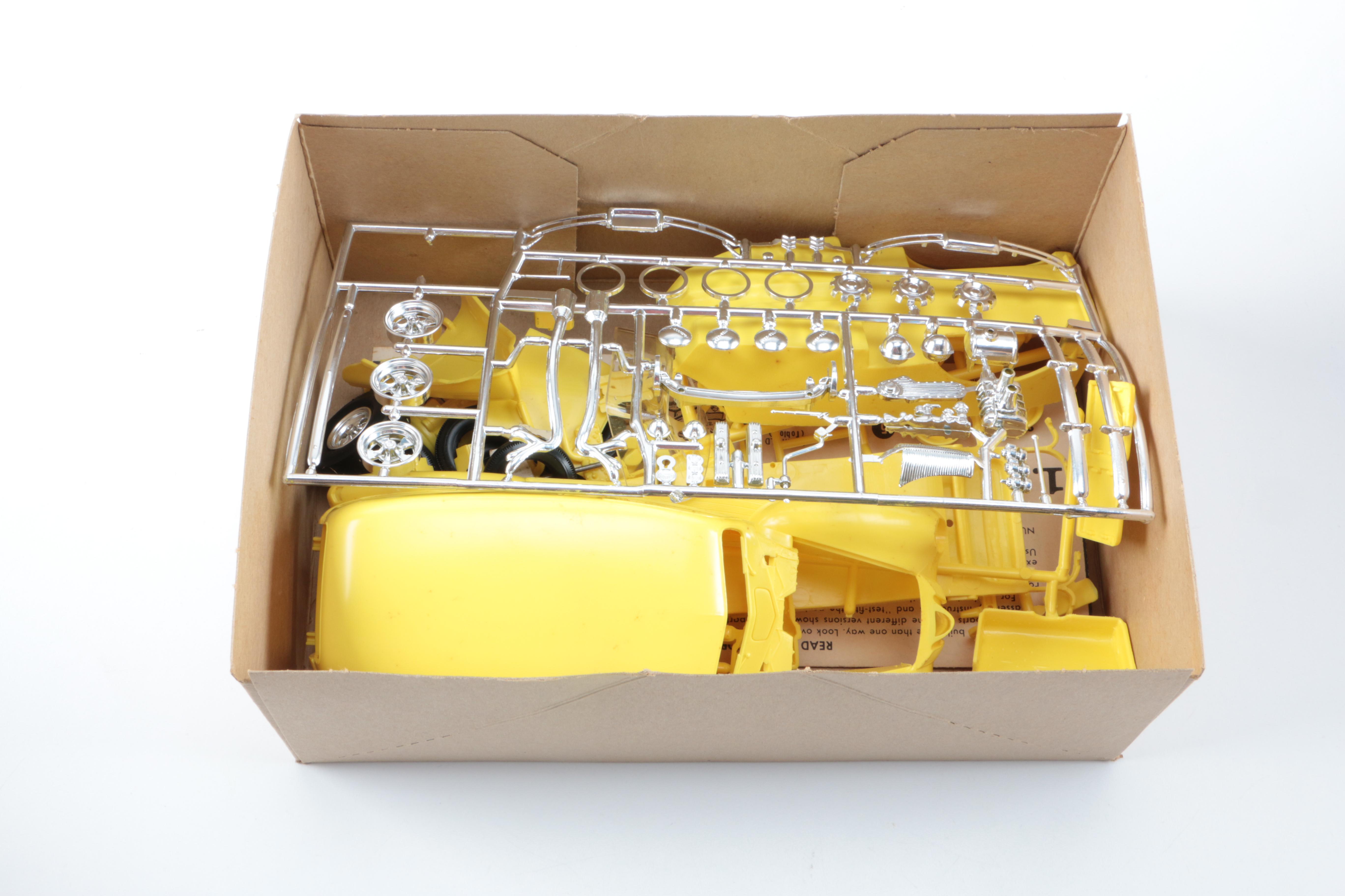 Collection of Vintage Model Car Kits