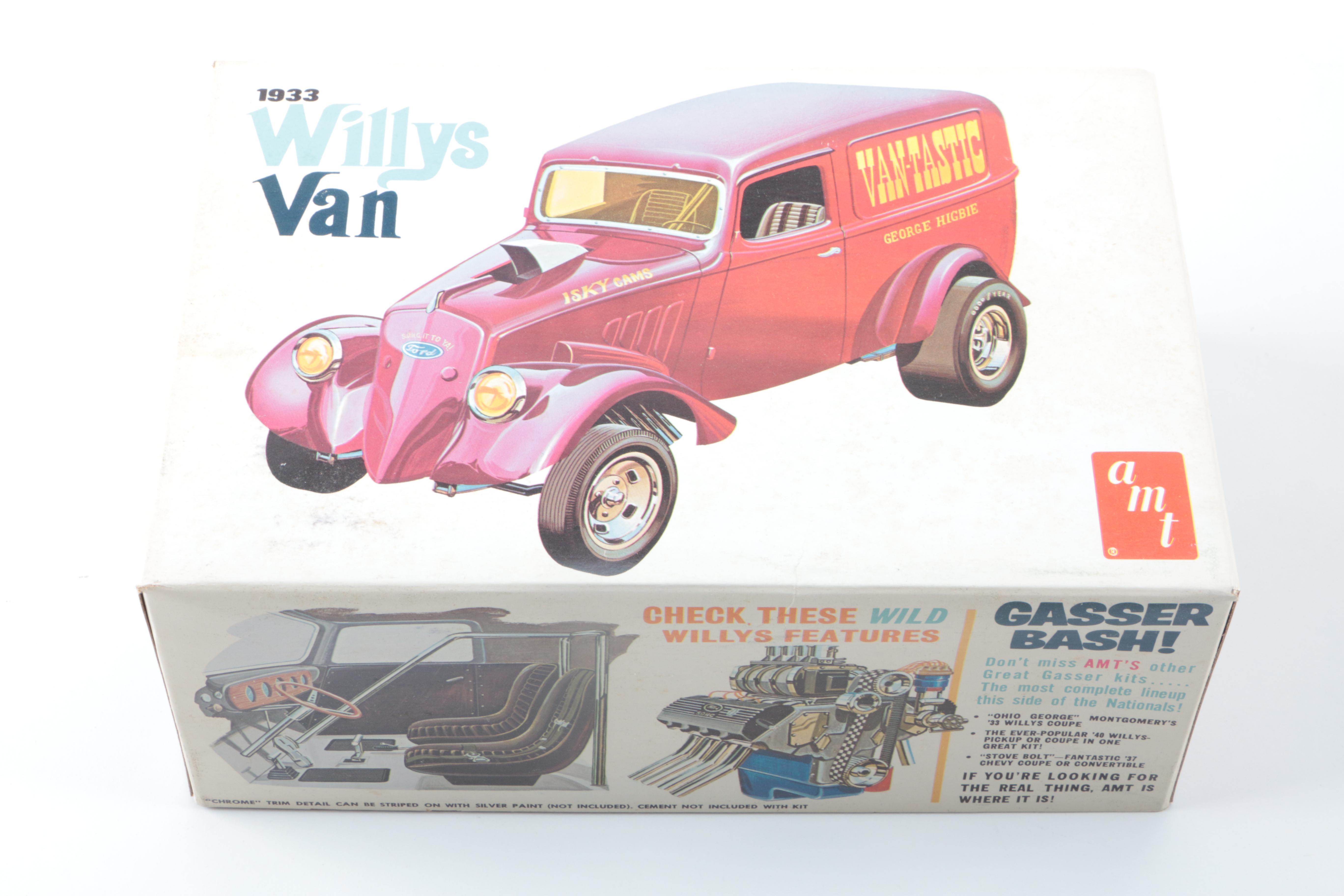Collection of Vintage Model Car Kits