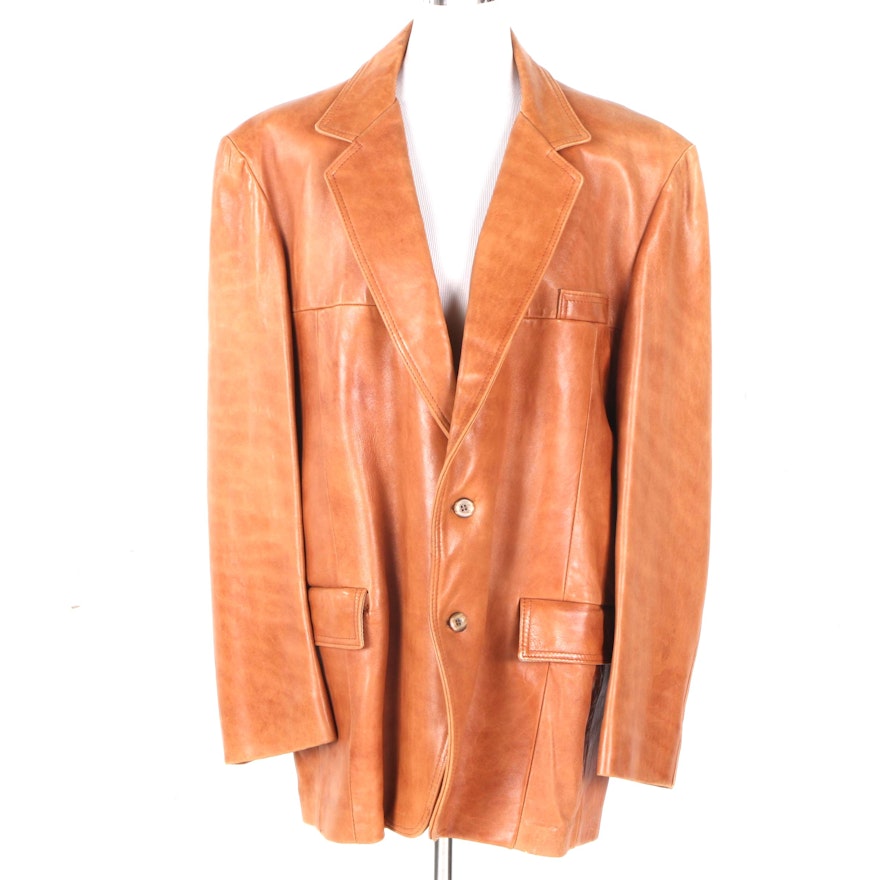 Men's Vintage Leather Jacket by Cresco