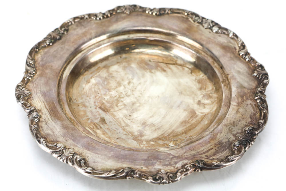 Antique Silver Sterling Gorham Plate