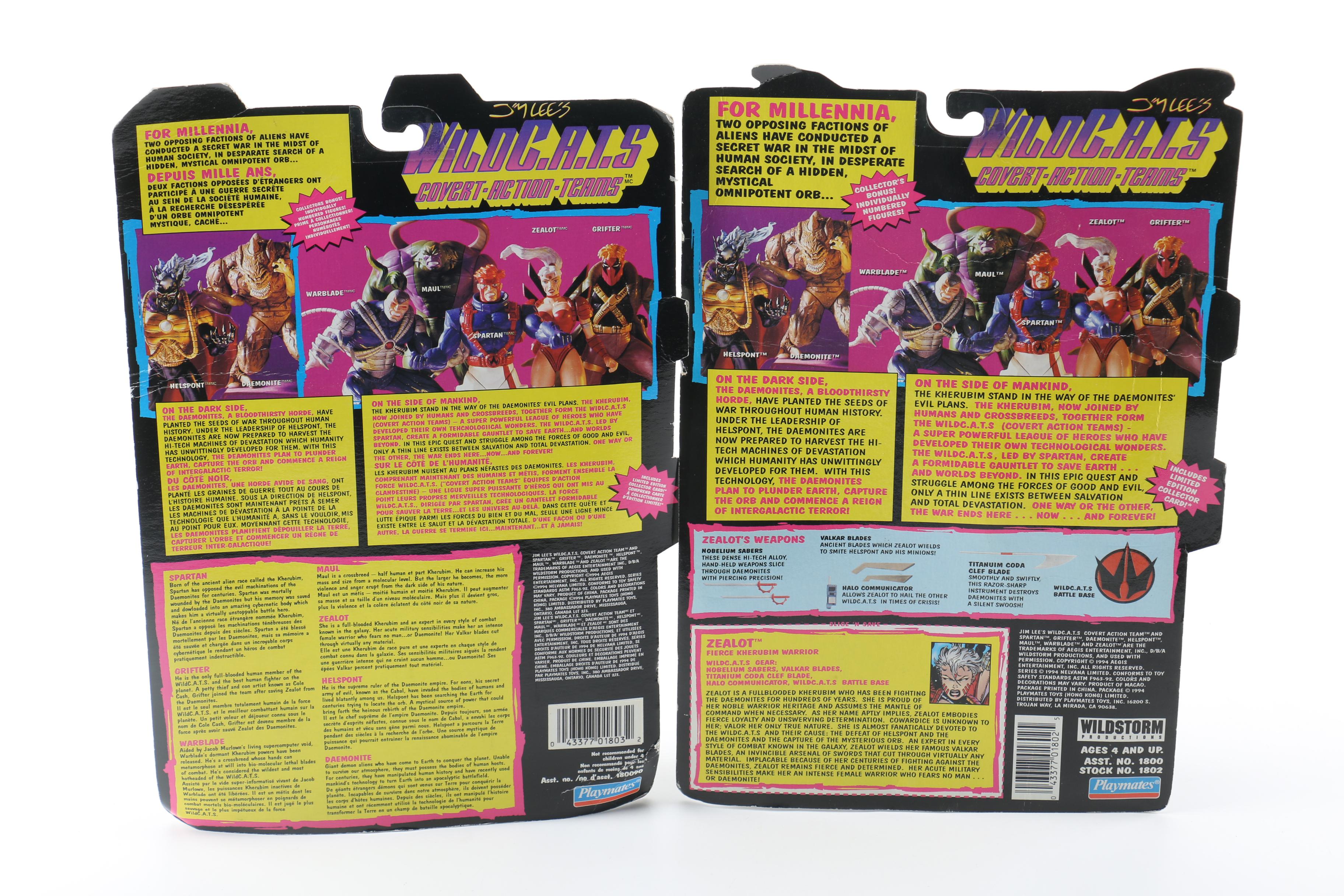 Pair of "Wild C.A.T.S" Action Figures