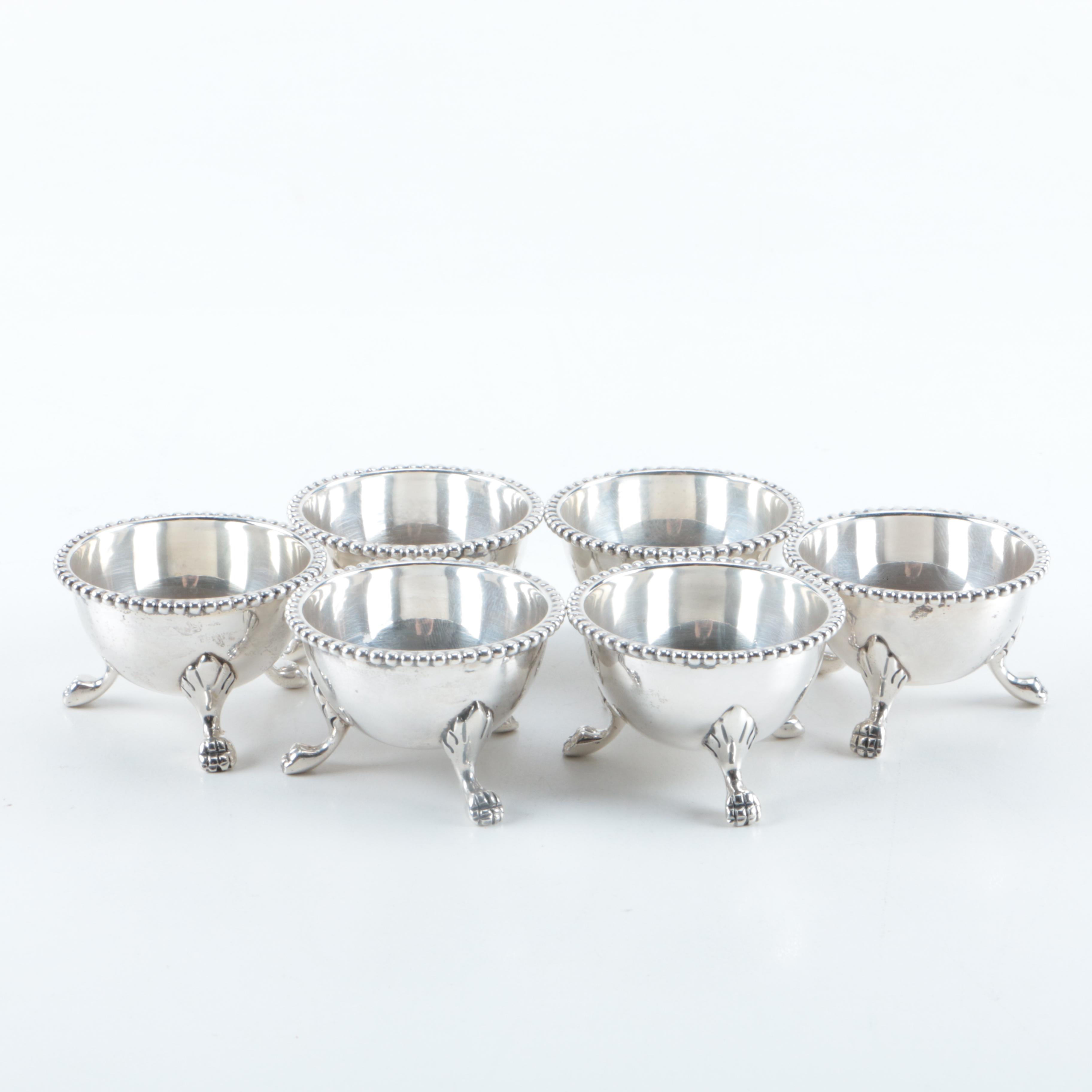 Set of Plateria Farfan Mexican Sterling Silver Egg Cups
