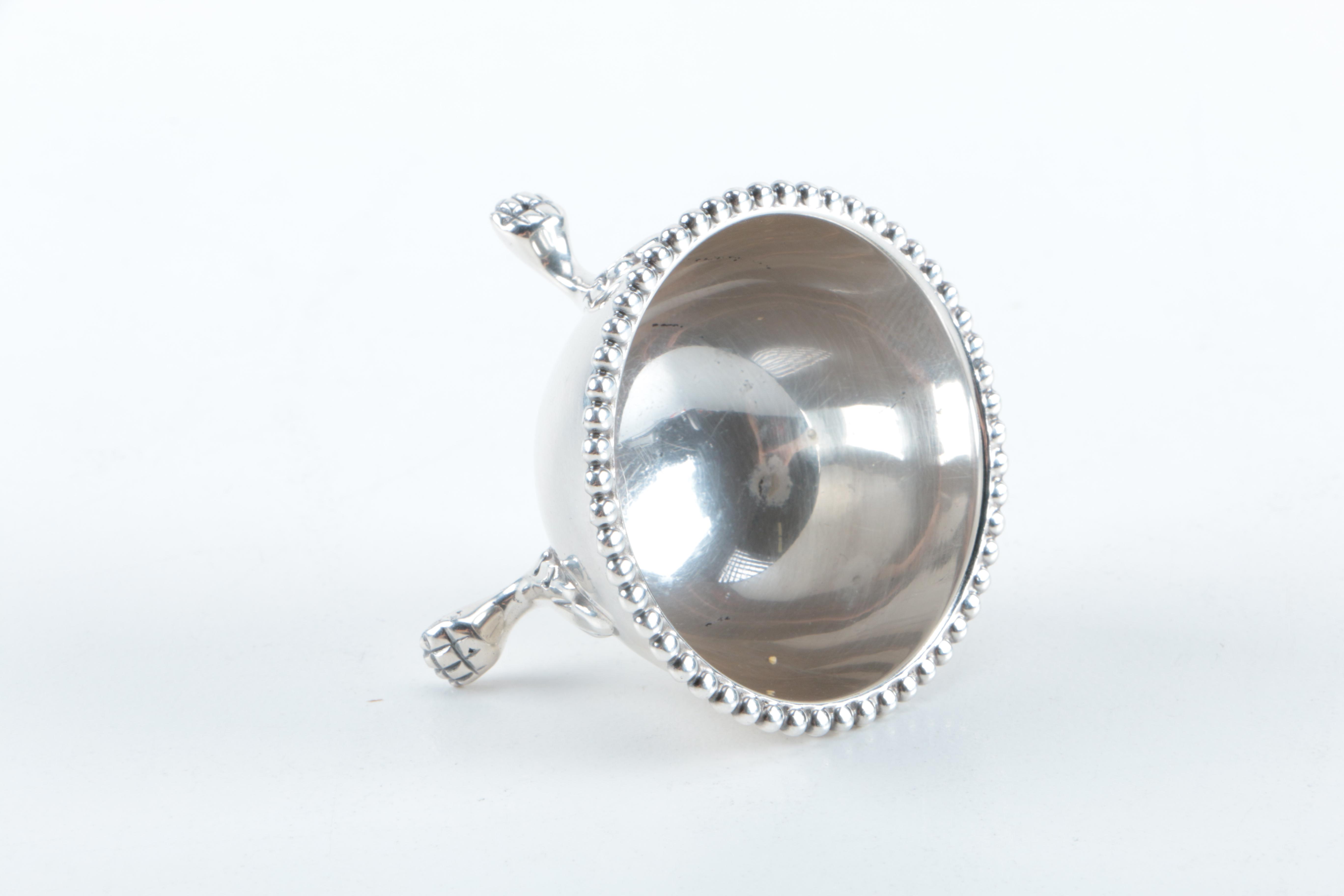 Set of Plateria Farfan Mexican Sterling Silver Egg Cups