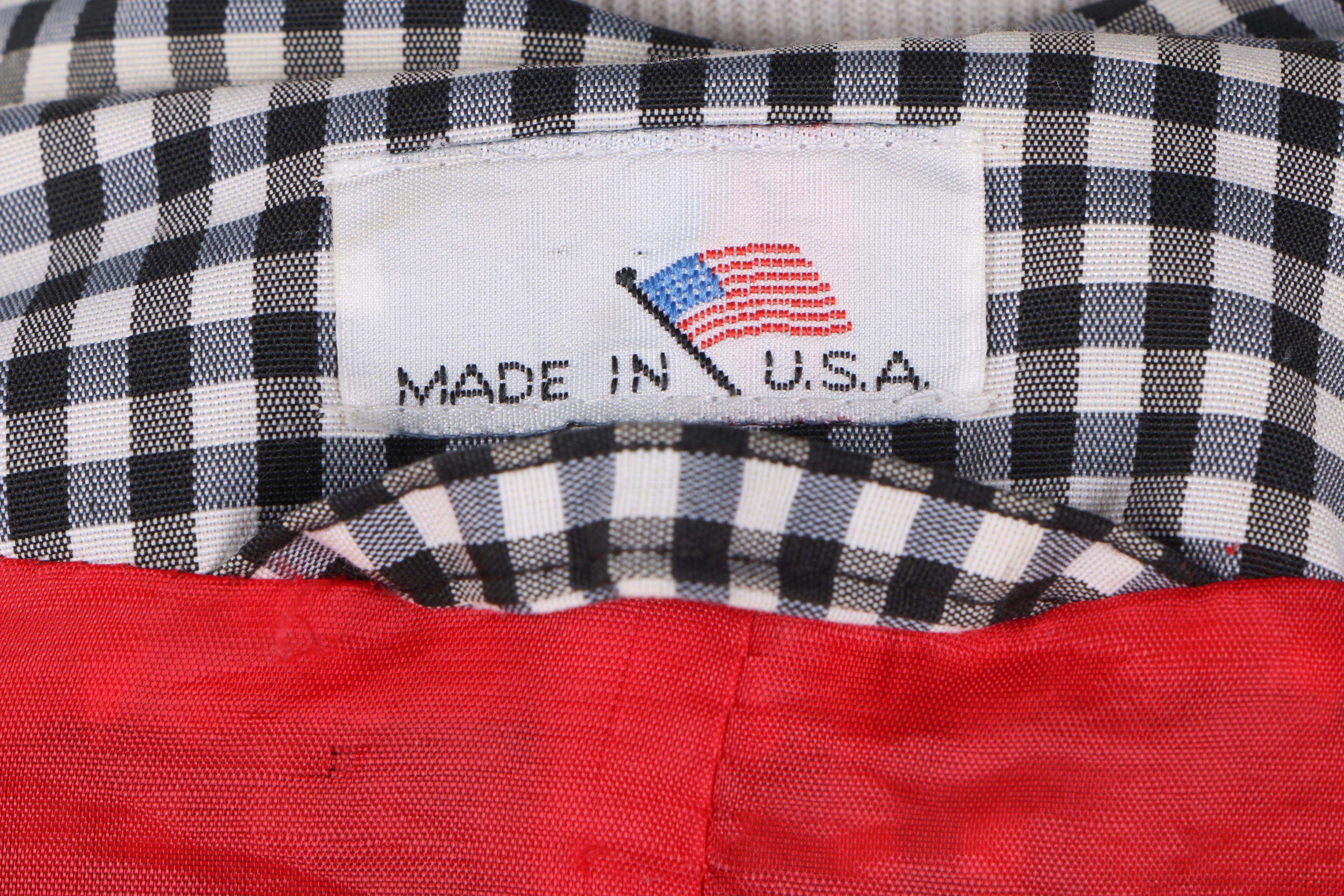 Vintage Count Romi Ltd. Gingham Check Women's Trench Coat