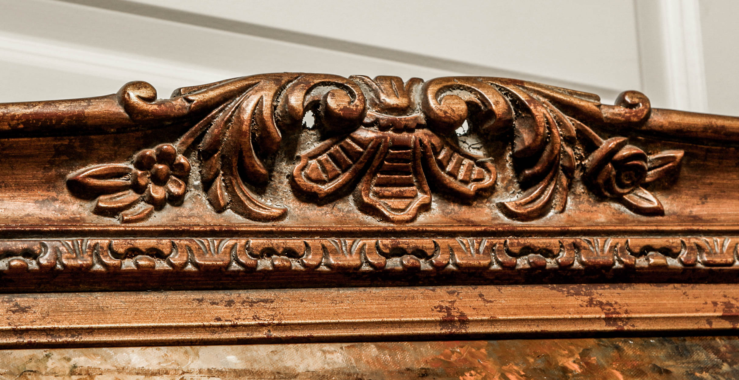 Dan Austine Oil on Canvas of a Wooded Landscape