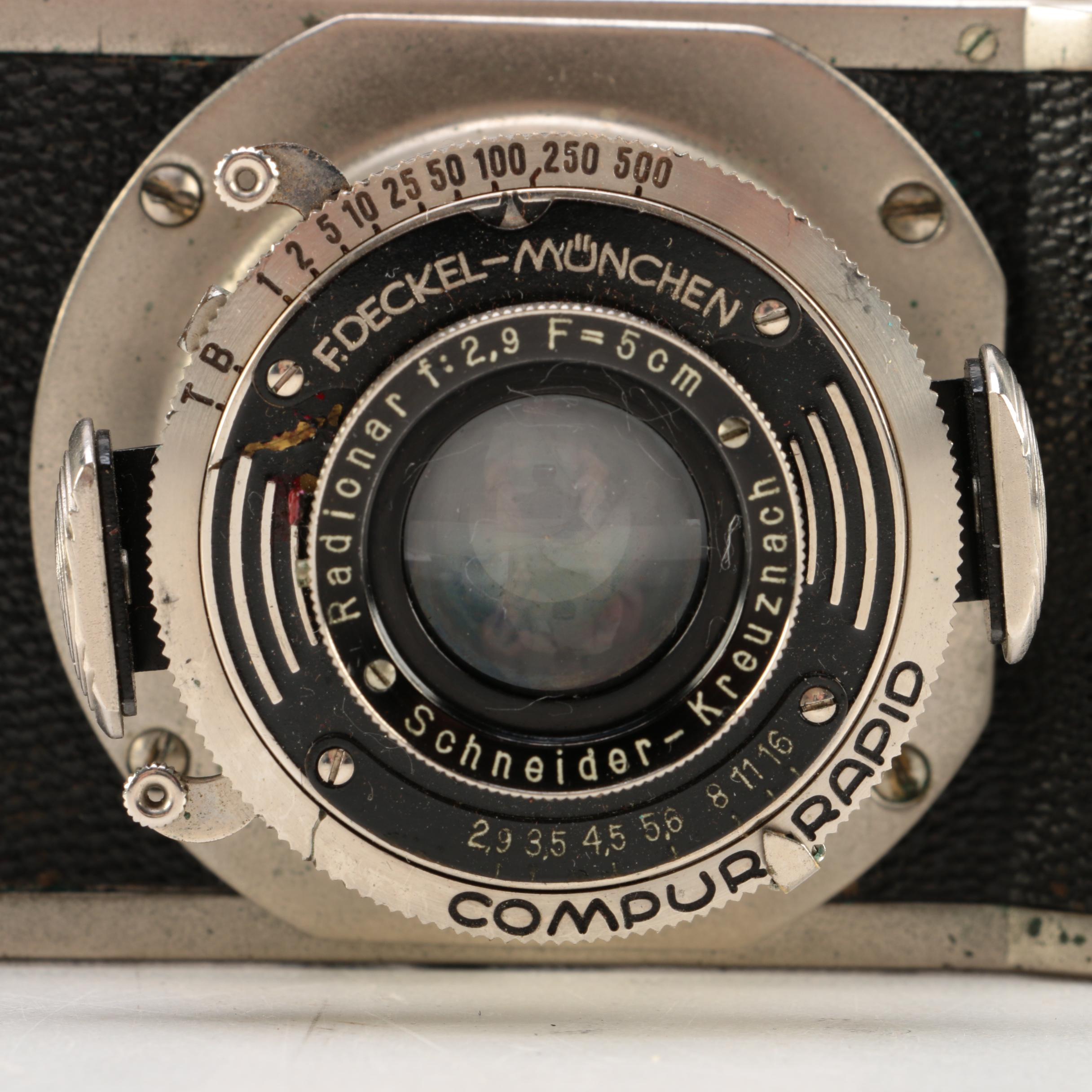 German Wirgen Camera with Leather Case