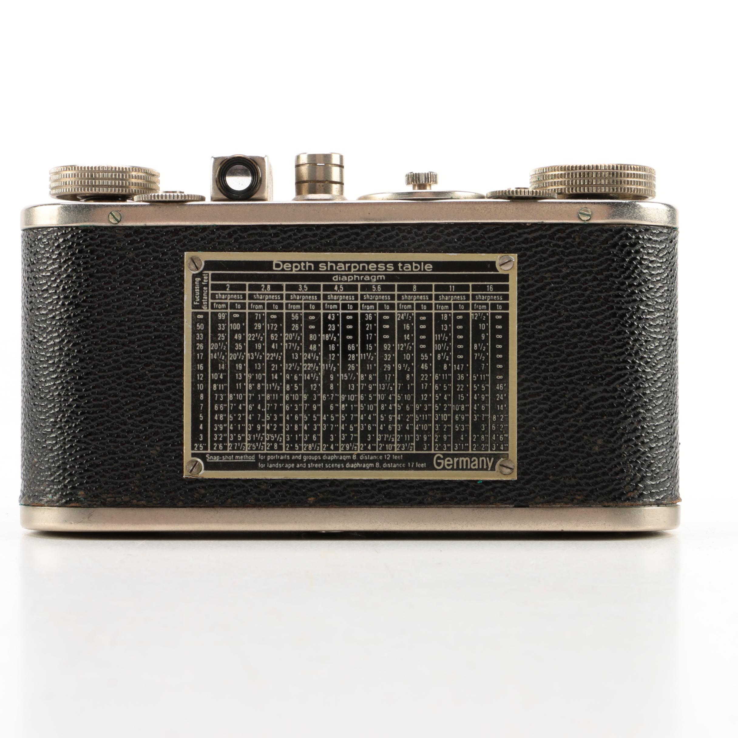 German Wirgen Camera with Leather Case