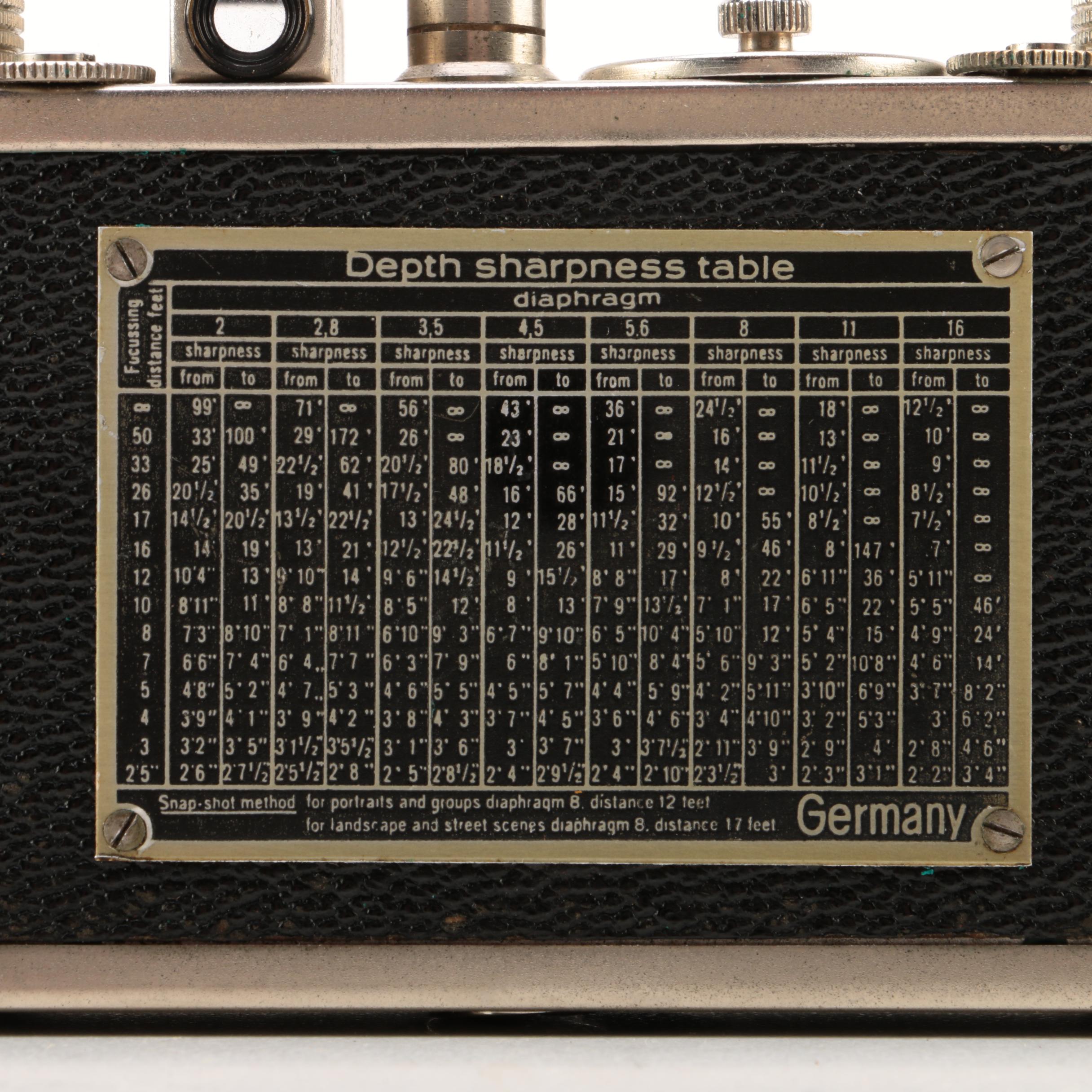 German Wirgen Camera with Leather Case