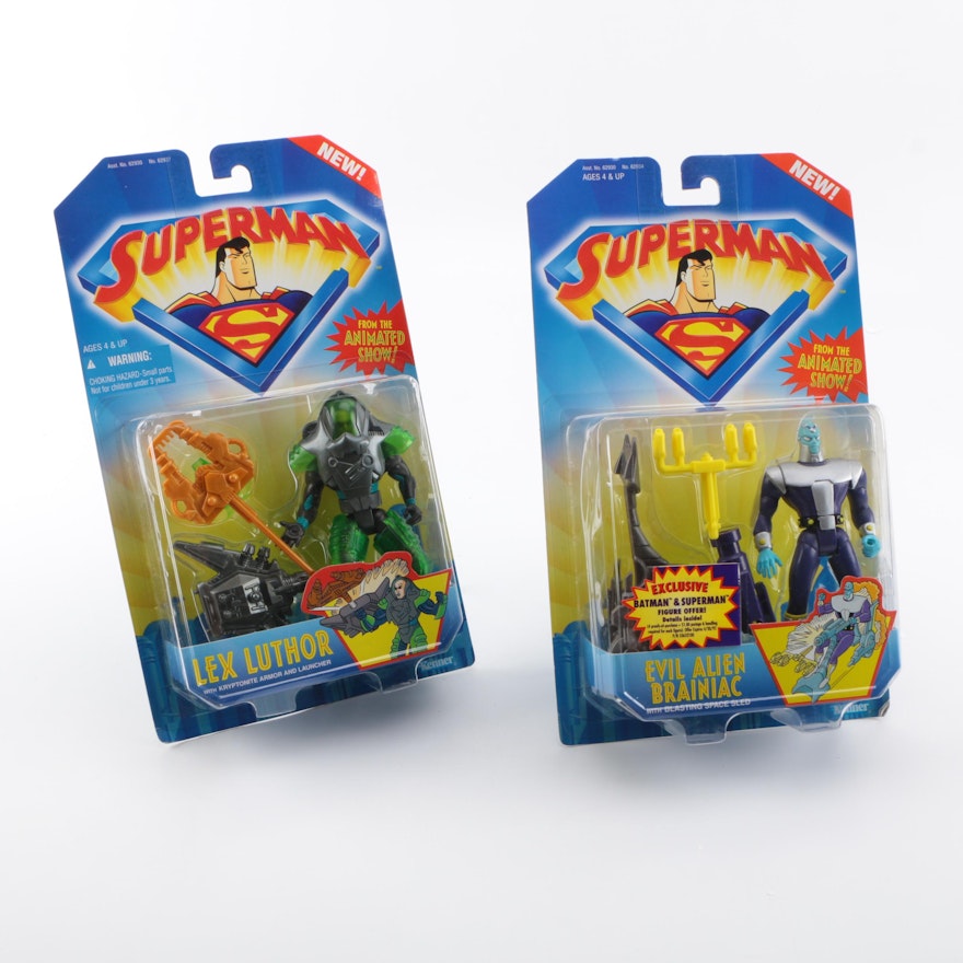 Collection of "Superman: The Animated Series" Action Figures