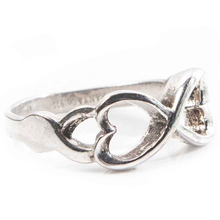 Sterling Silver Tiffany & Co. Heart Ring
