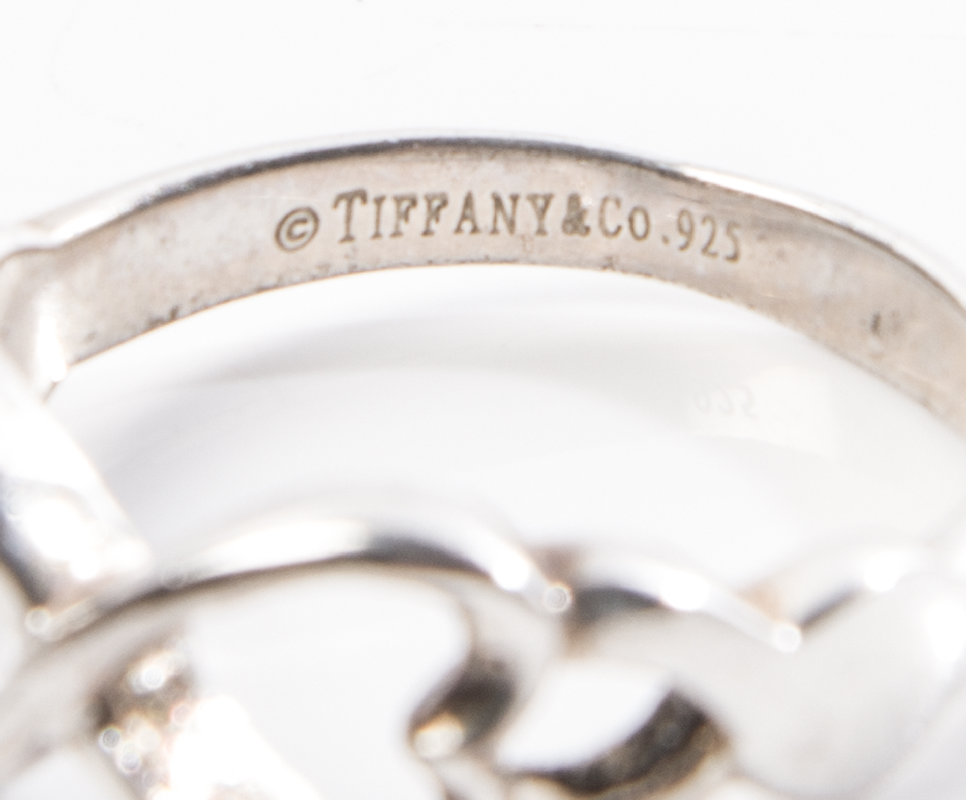Sterling Silver Tiffany & Co. Heart Ring