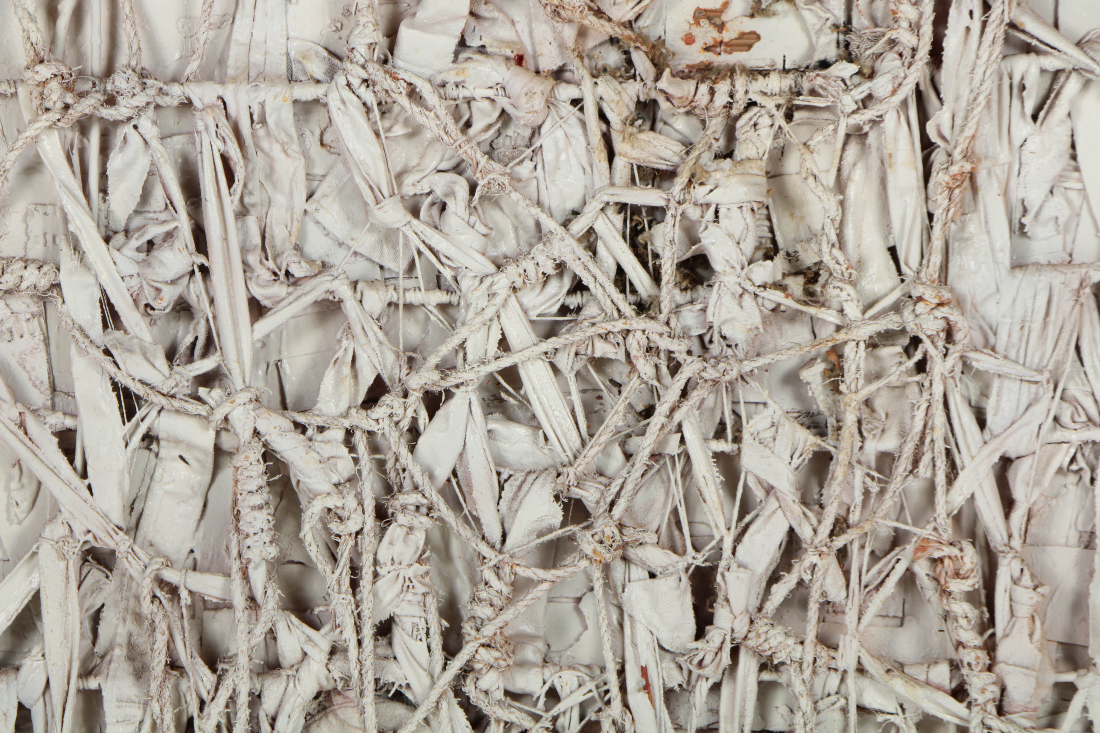 Ronald Ahlström Mix Media Collage on Canvas with Various Materials