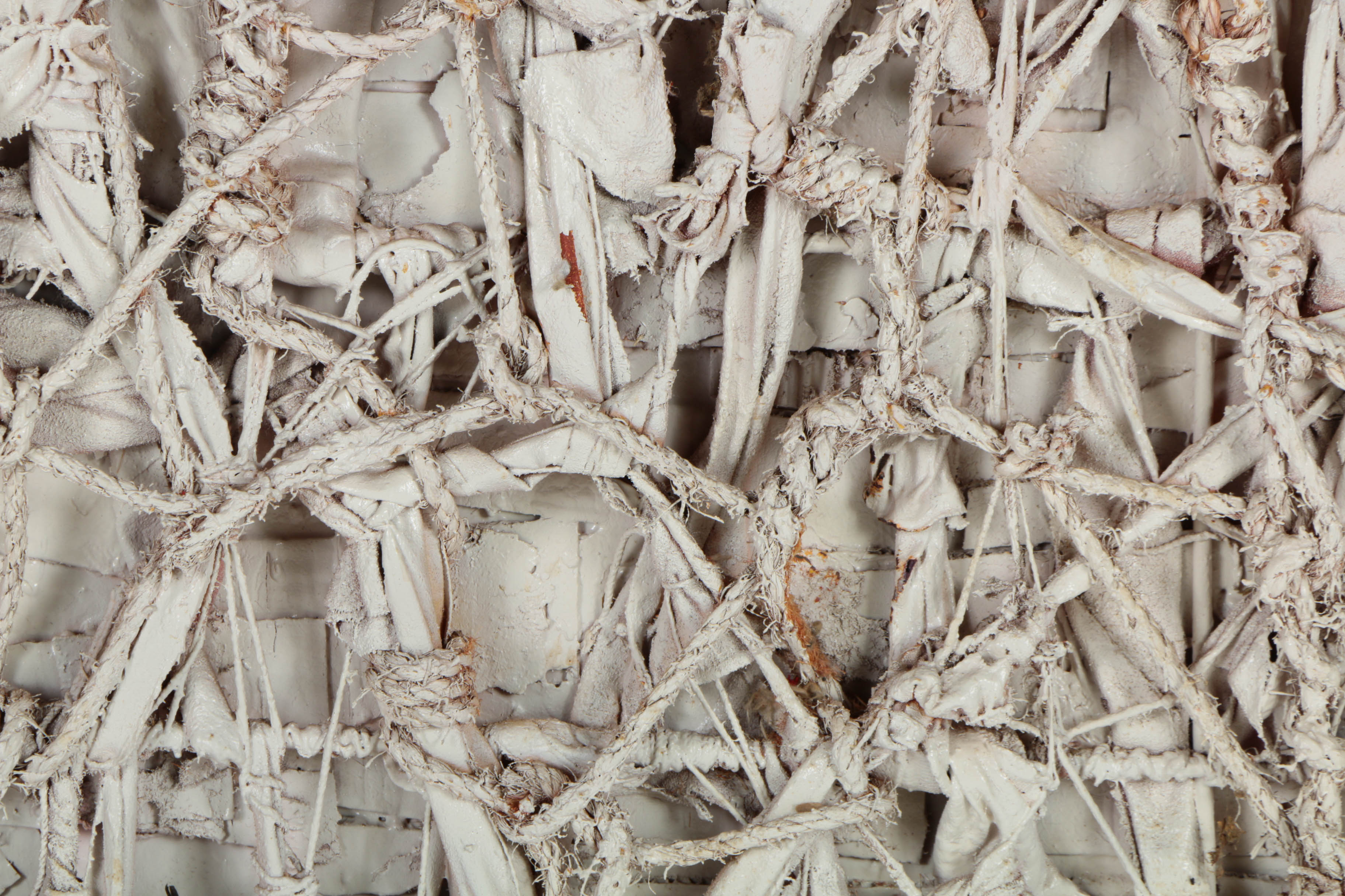 Ronald Ahlström Mix Media Collage on Canvas with Various Materials