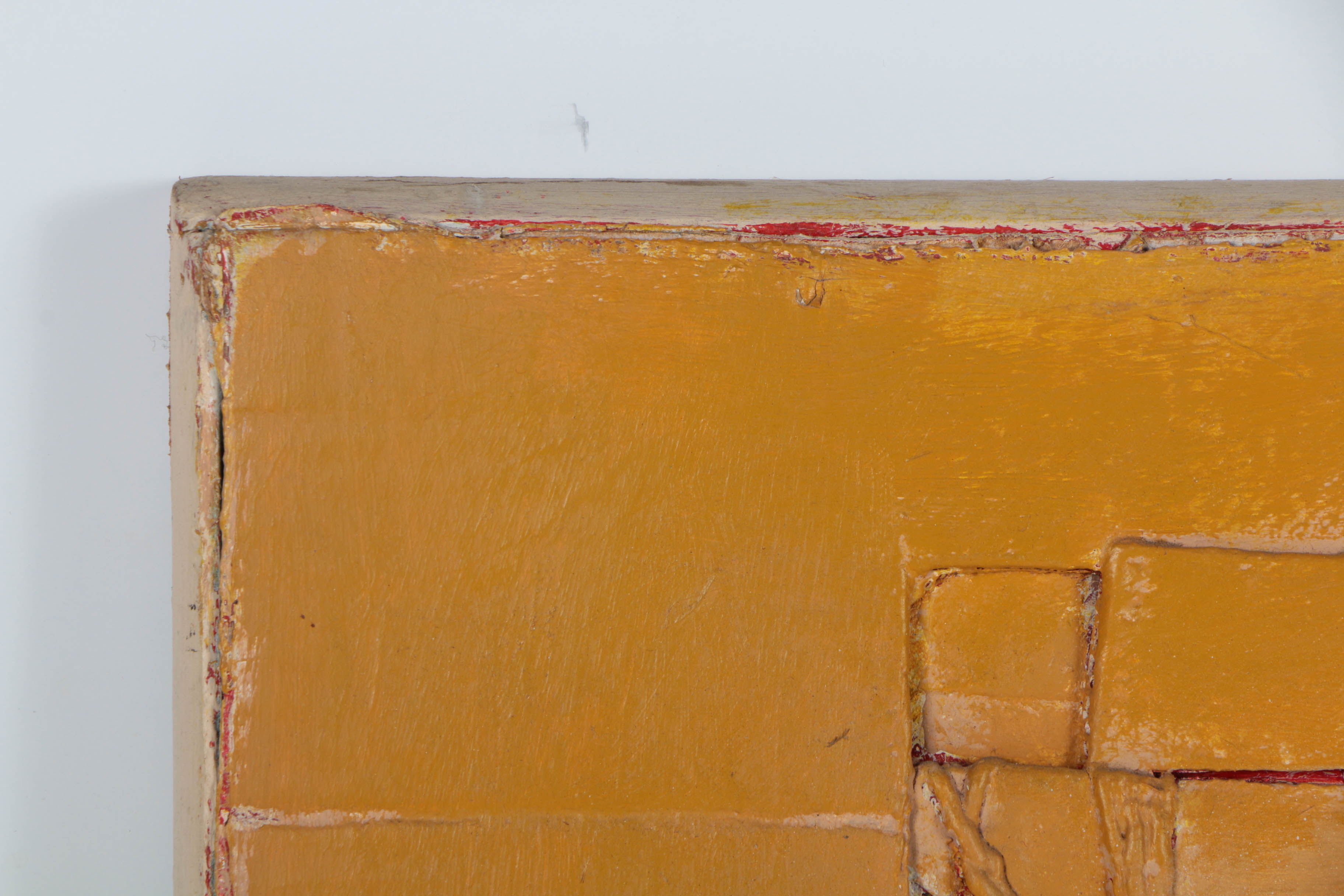 Ronald Ahlström Mix Media Collage on Canvas with Various Materials