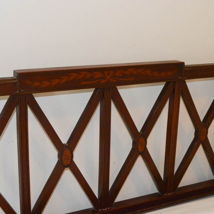 Chippendale Style Mahogany Twin Bed Frames