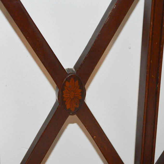 Chippendale Style Mahogany Twin Bed Frames