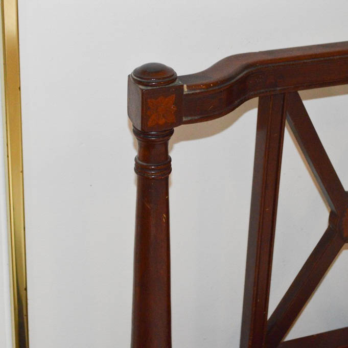 Chippendale Style Mahogany Twin Bed Frames