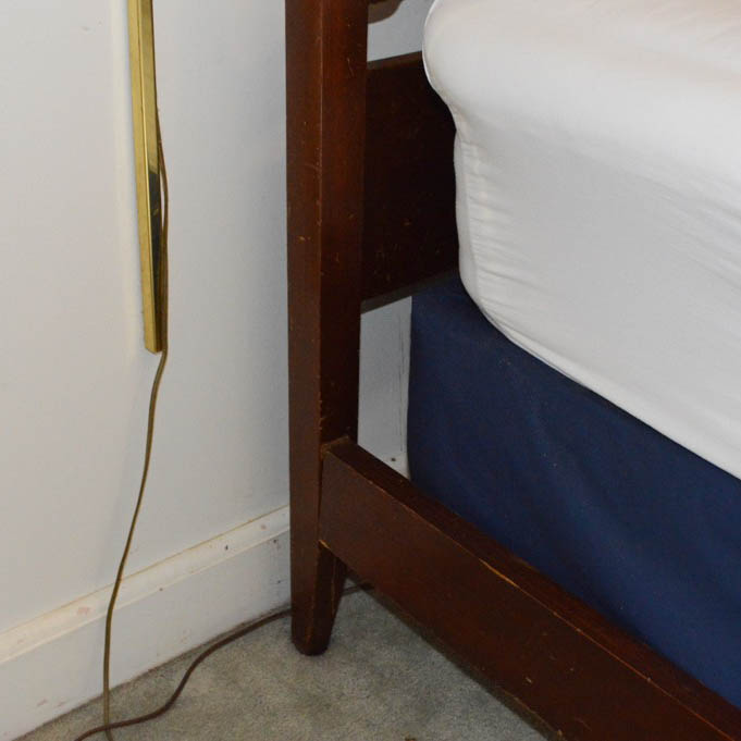 Chippendale Style Mahogany Twin Bed Frames