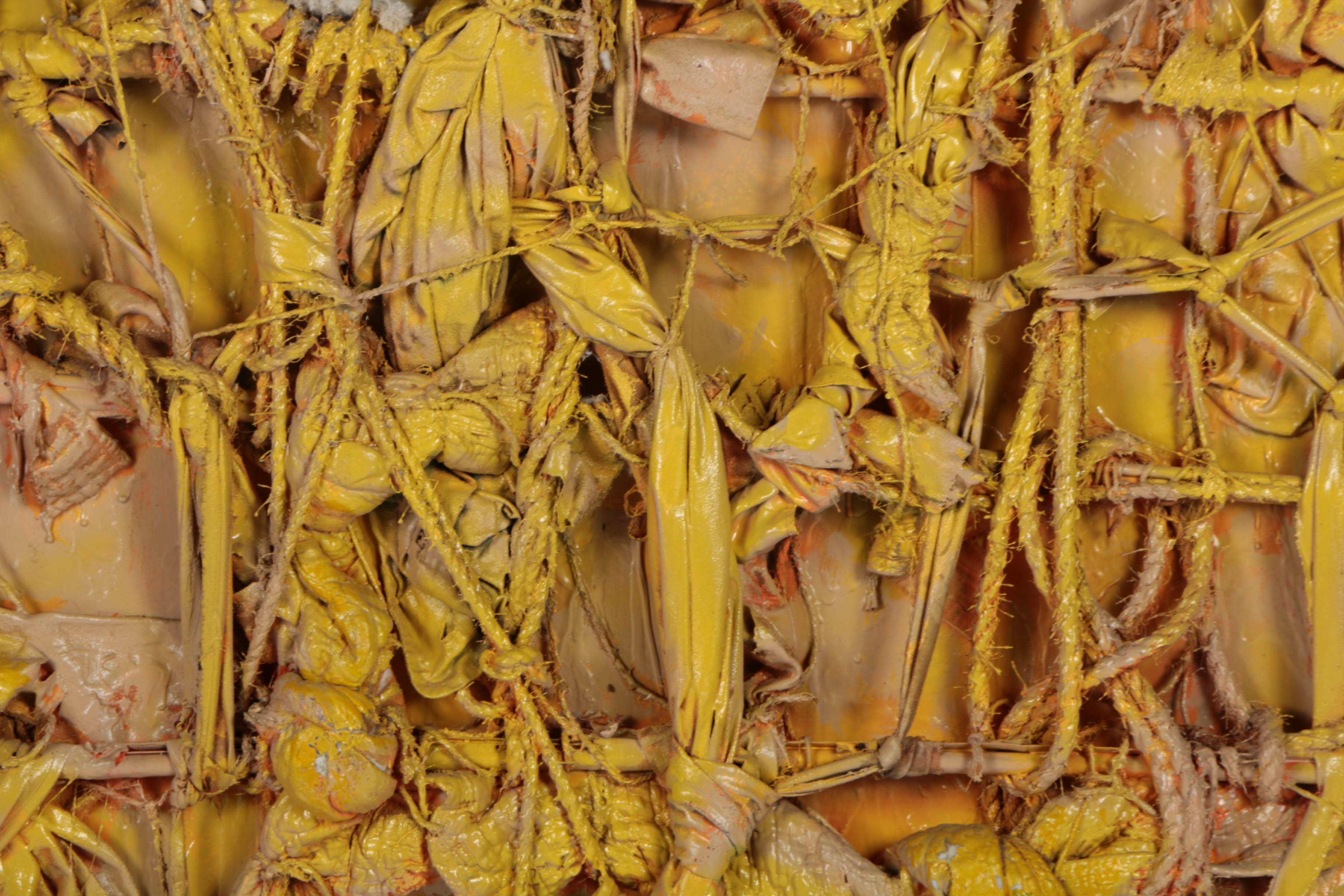 Ronald Ahlström Mix Media on Canvas Abstract Collage