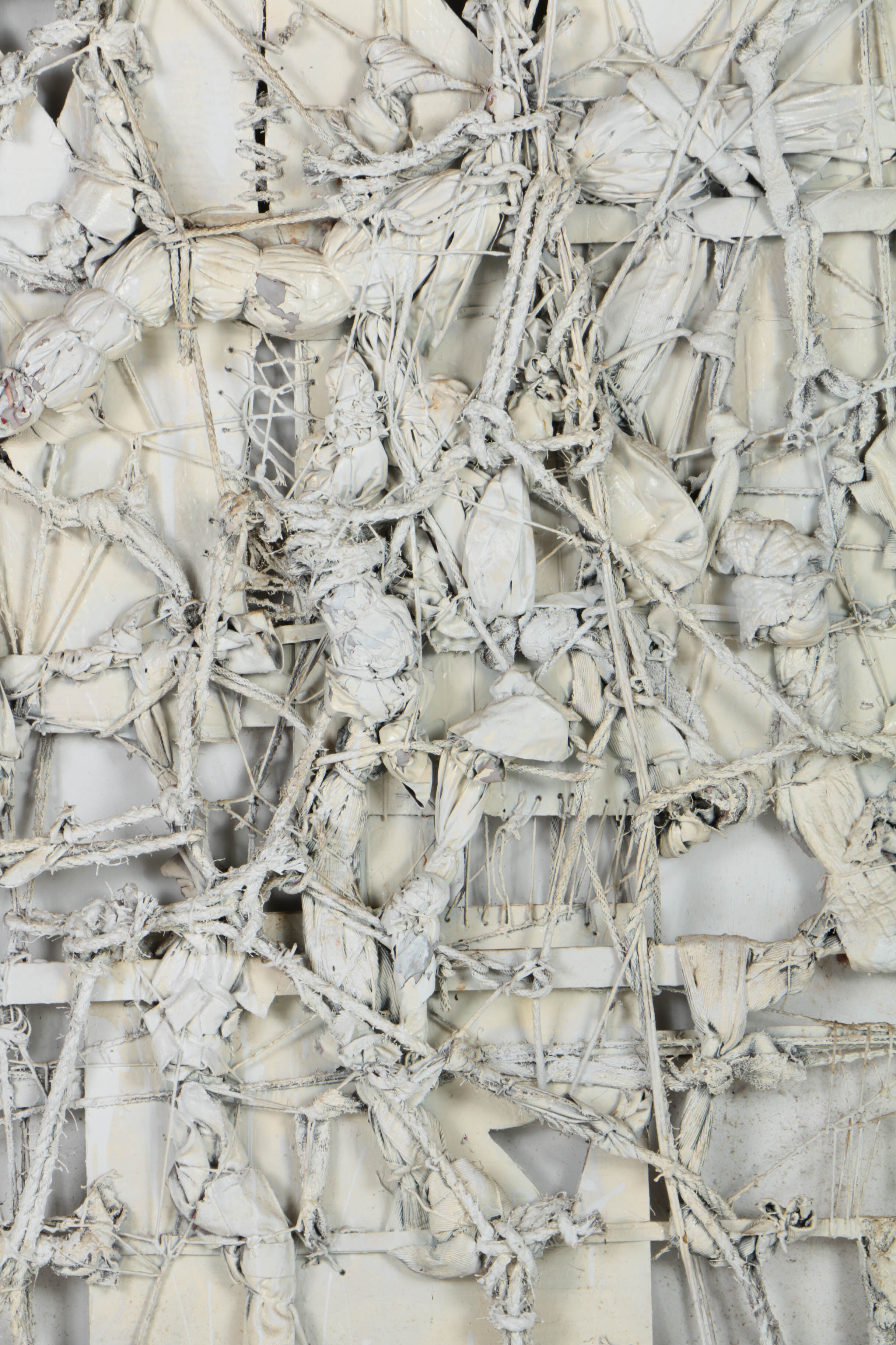 Ronald Ahlström Mixed Media Collage on Board "Construction"