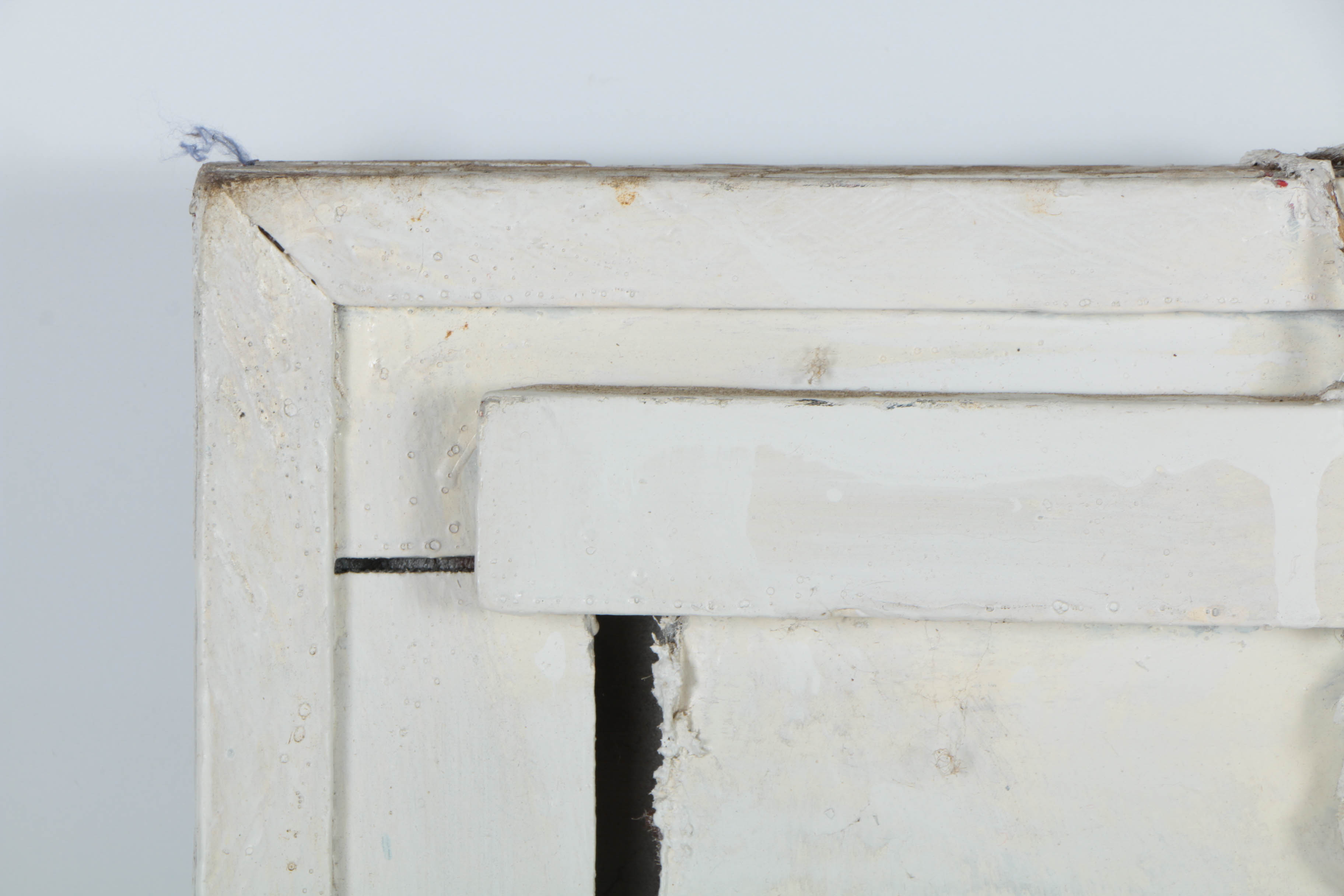 Ronald Ahlström Mixed Media Collage on Board "Construction"