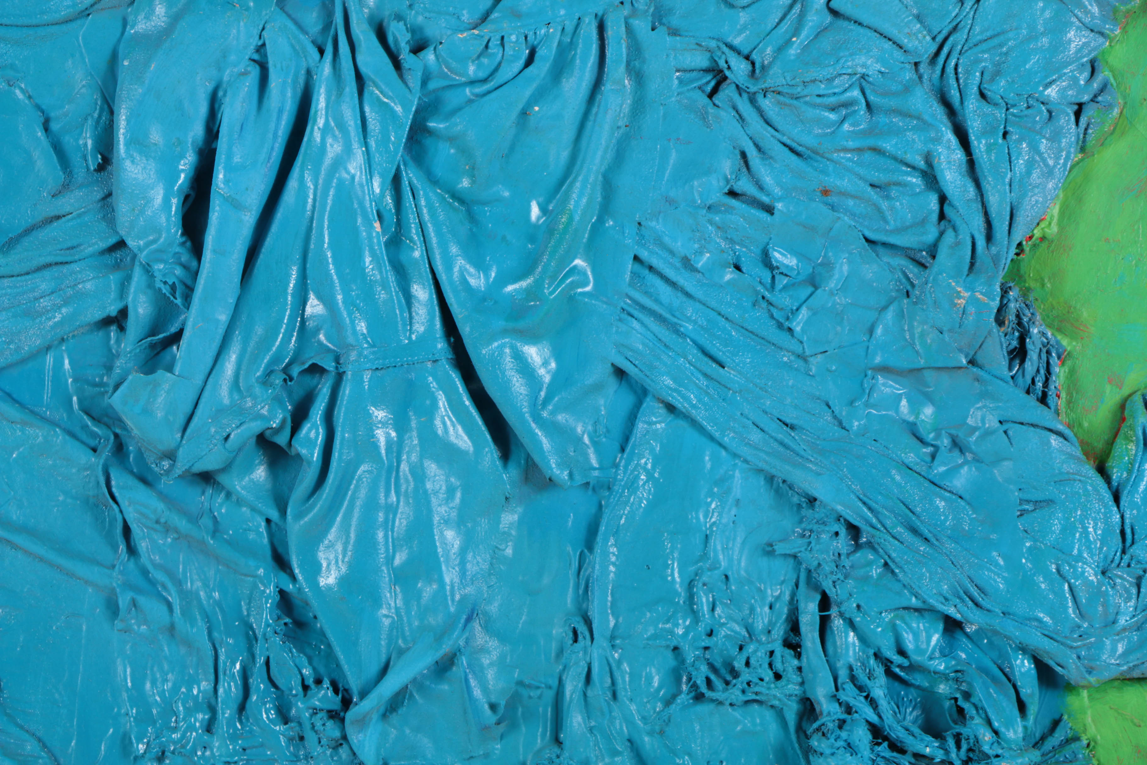 Ronald Ahlström Abstract Mixed Media Painting on Canvas