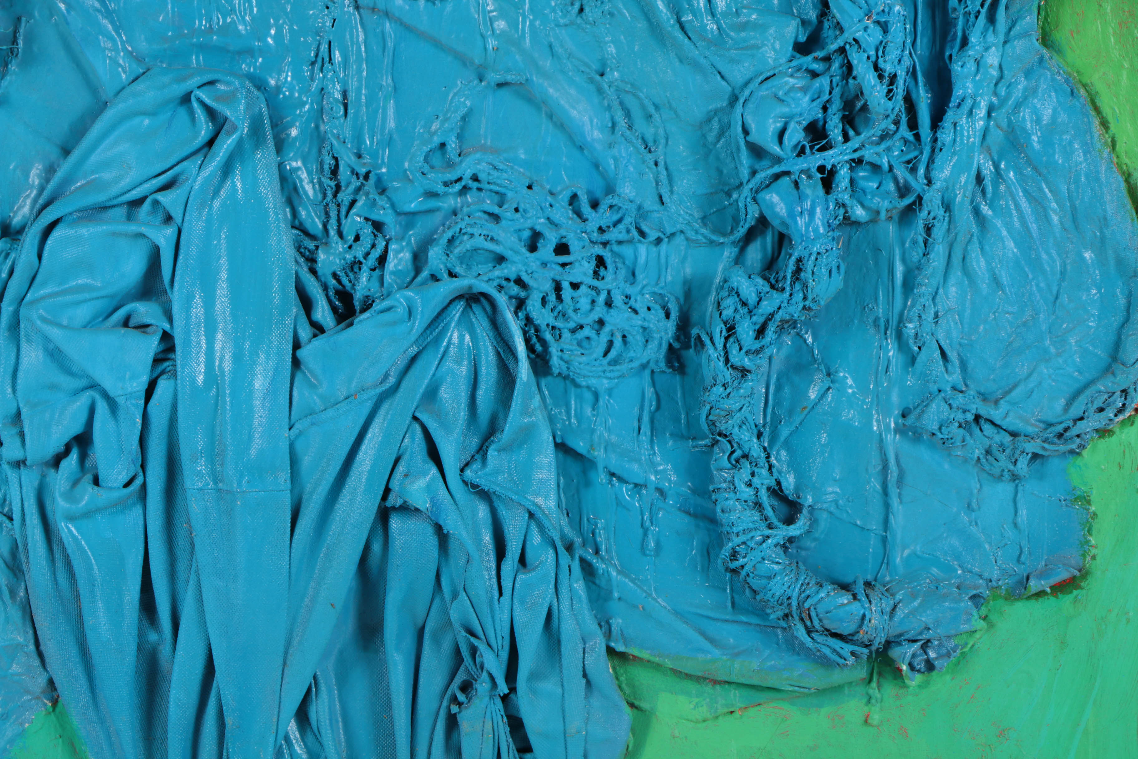 Ronald Ahlström Abstract Mixed Media Painting on Canvas