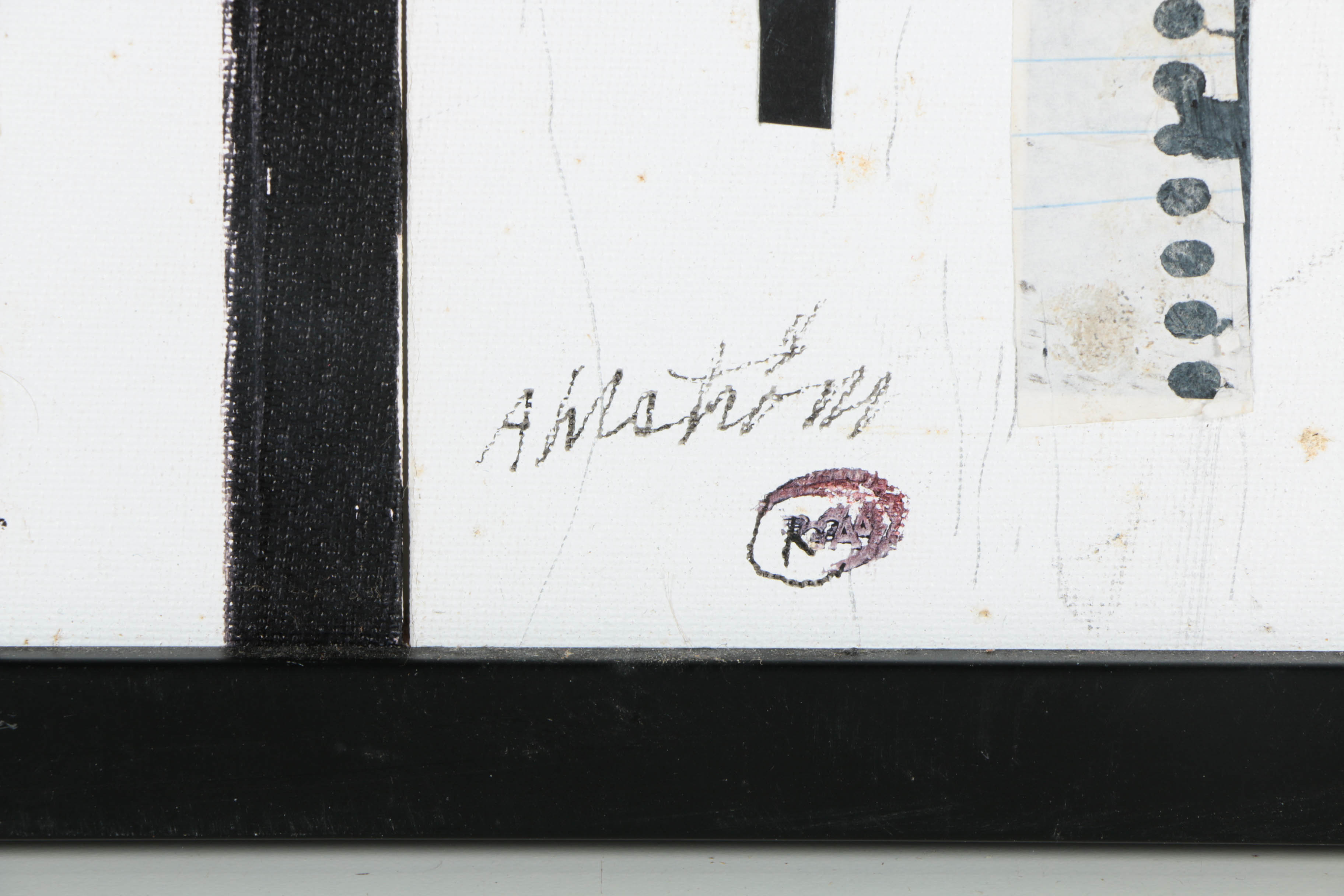 Ronald Ahlström Mixed Media on Canvas "Enigma"