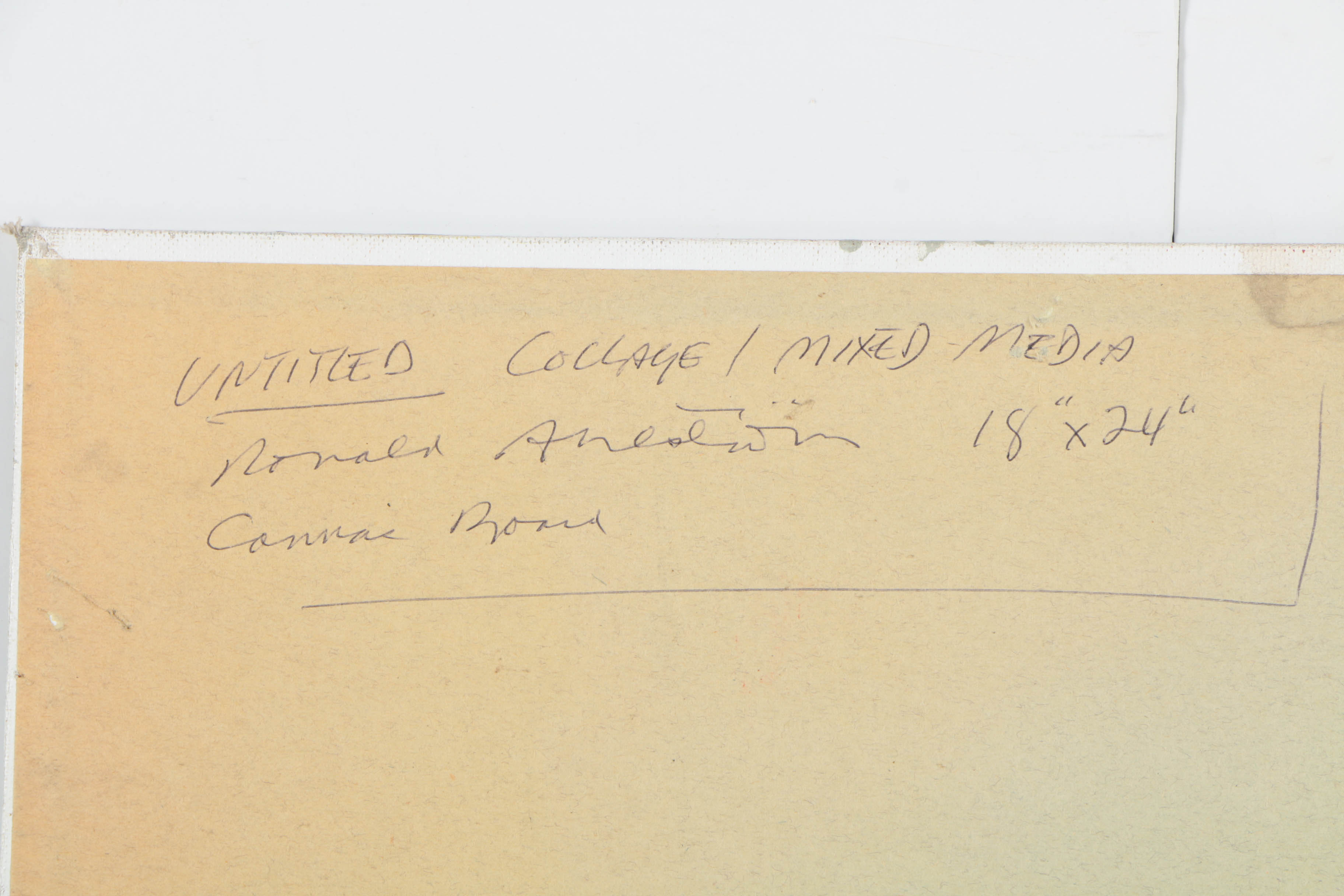 Collection of Ronald Ahlström Abstract Mixed Media Compositions on Canvas Boards