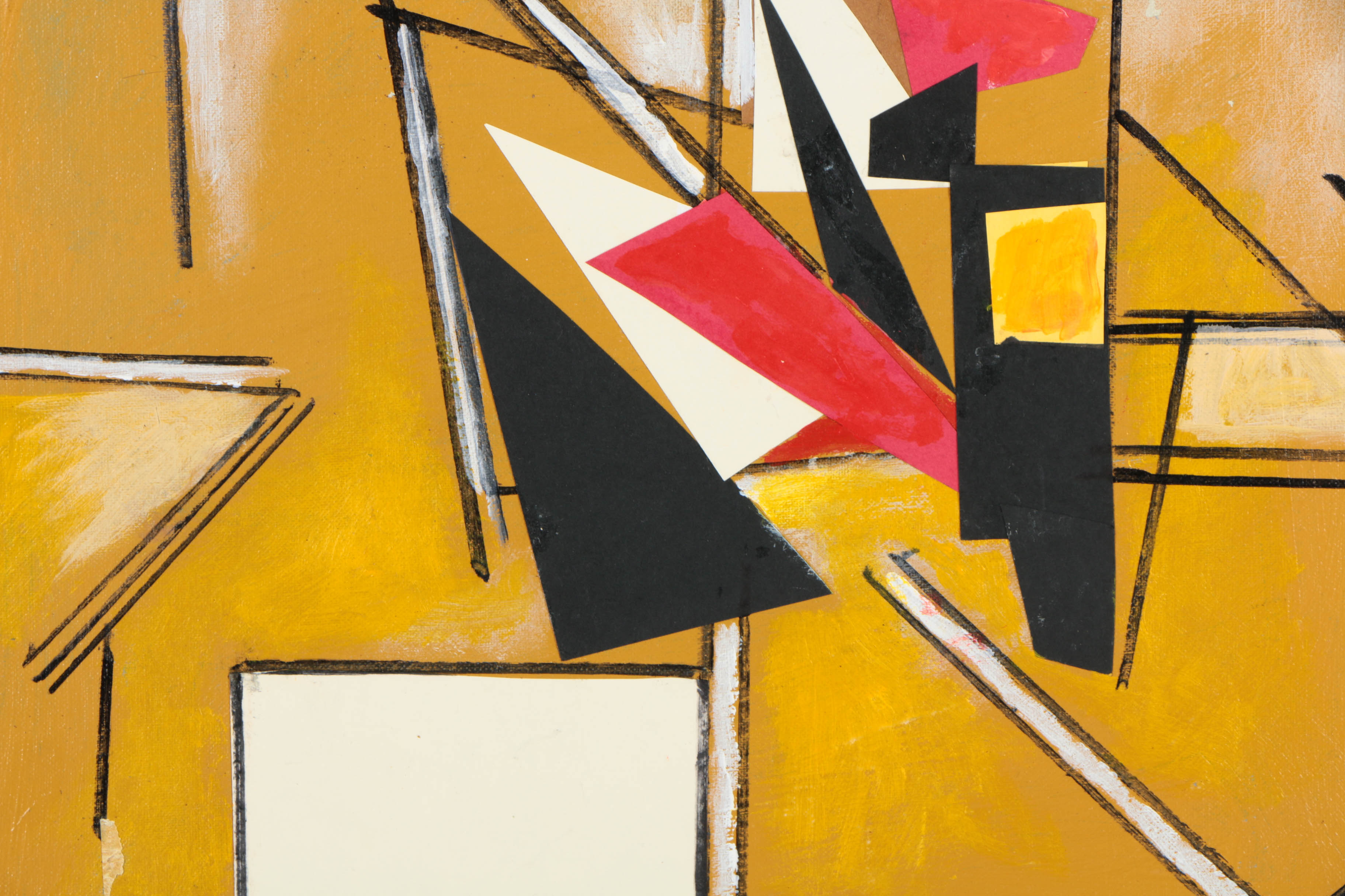 Collection of Ronald Ahlström Abstract Mixed Media Compositions on Canvas Boards