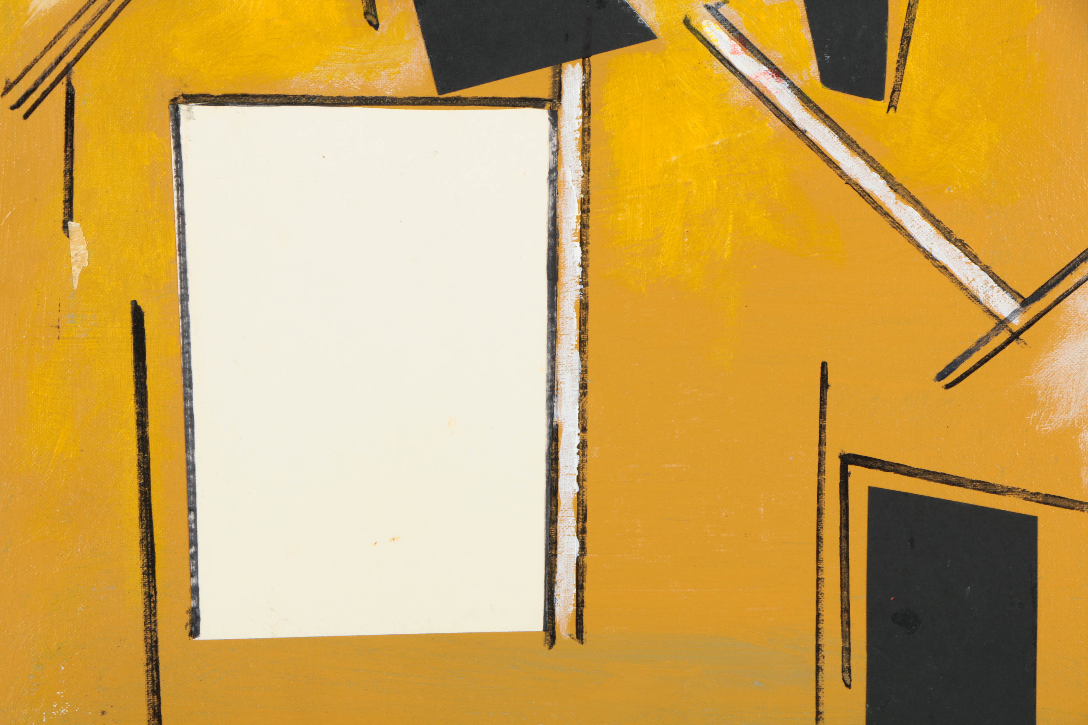 Collection of Ronald Ahlström Abstract Mixed Media Compositions on Canvas Boards