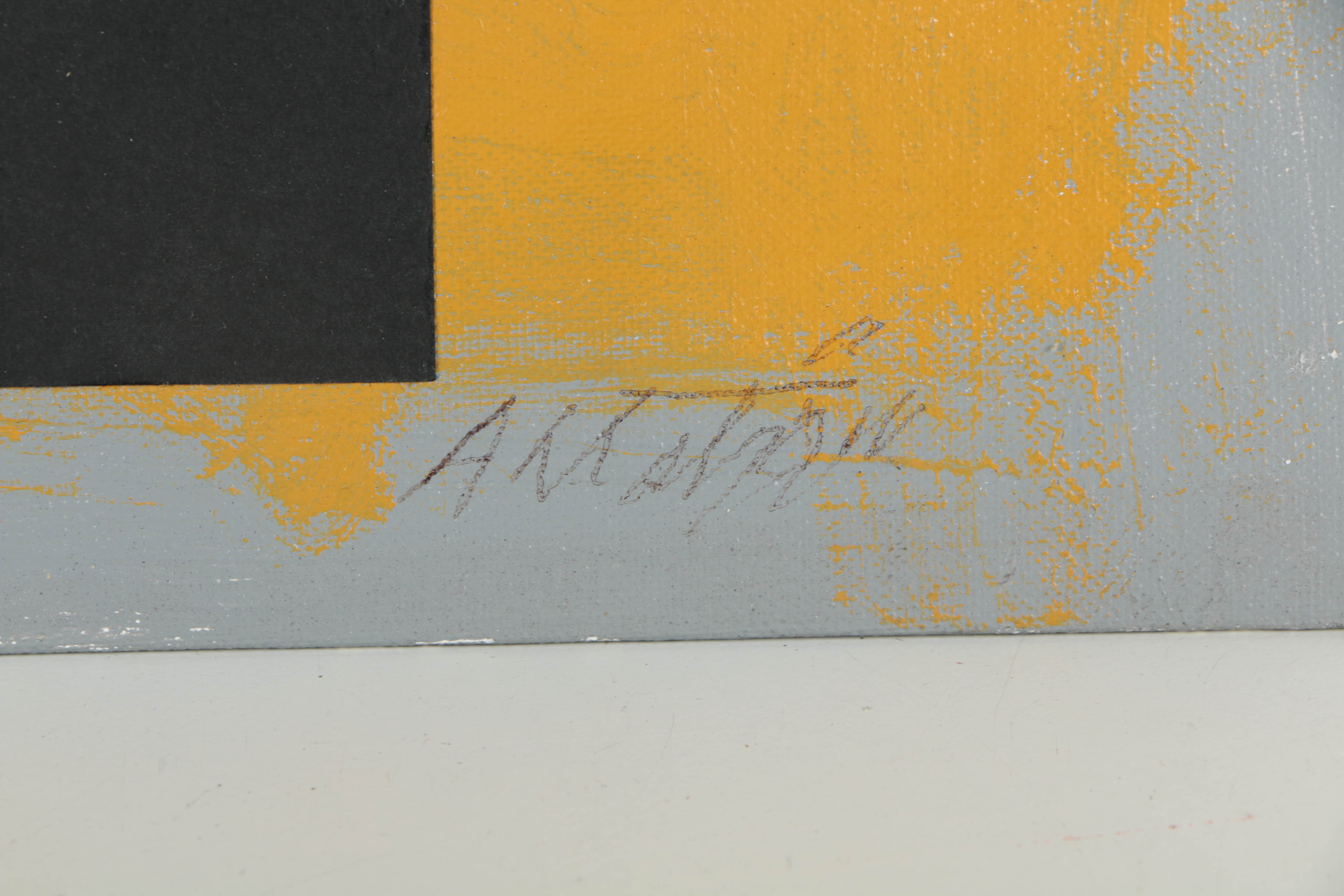 Collection of Ronald Ahlström Abstract Mixed Media Compositions on Canvas Boards