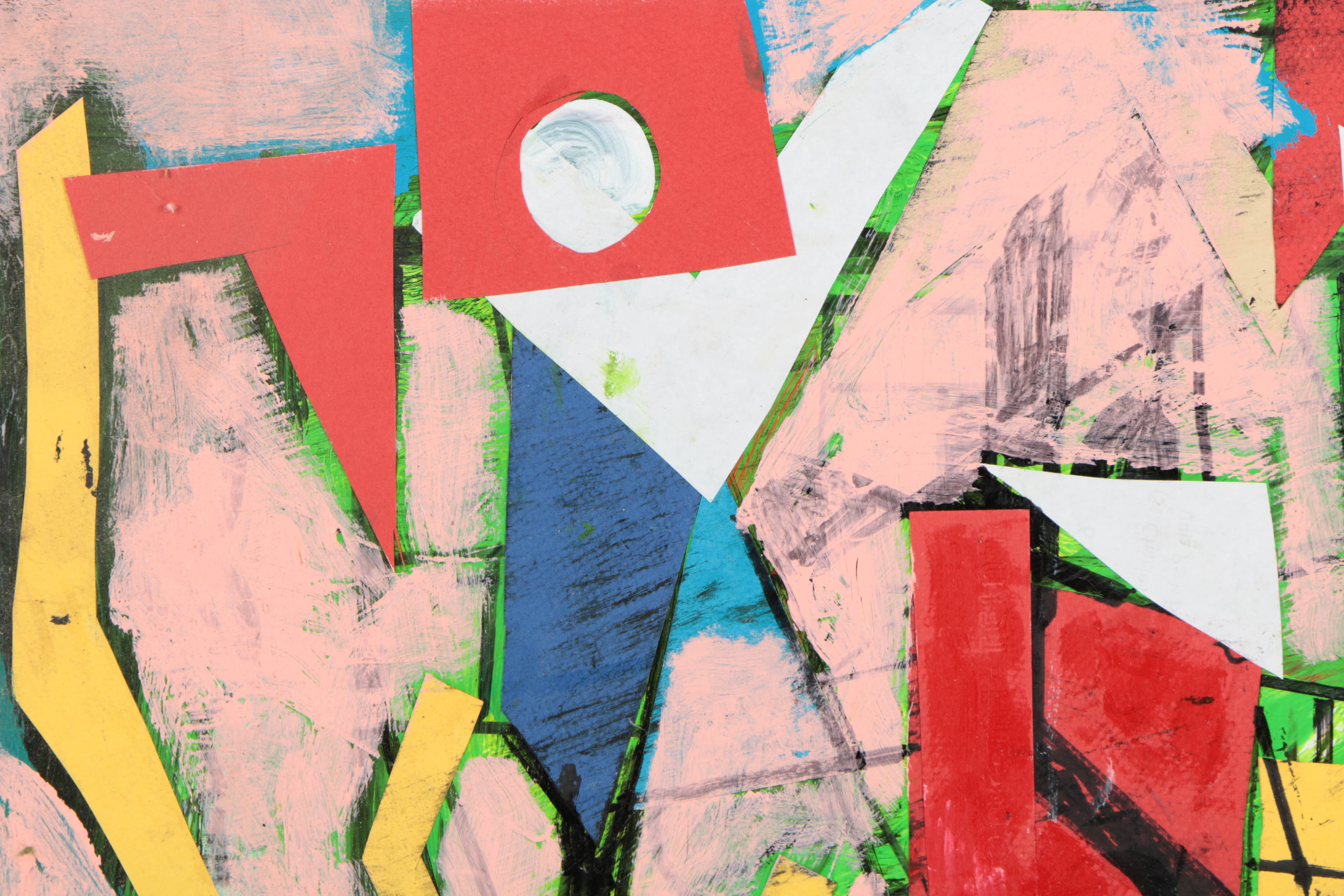 Collection of Ronald Ahlström Abstract Mixed Media Compositions on Boards