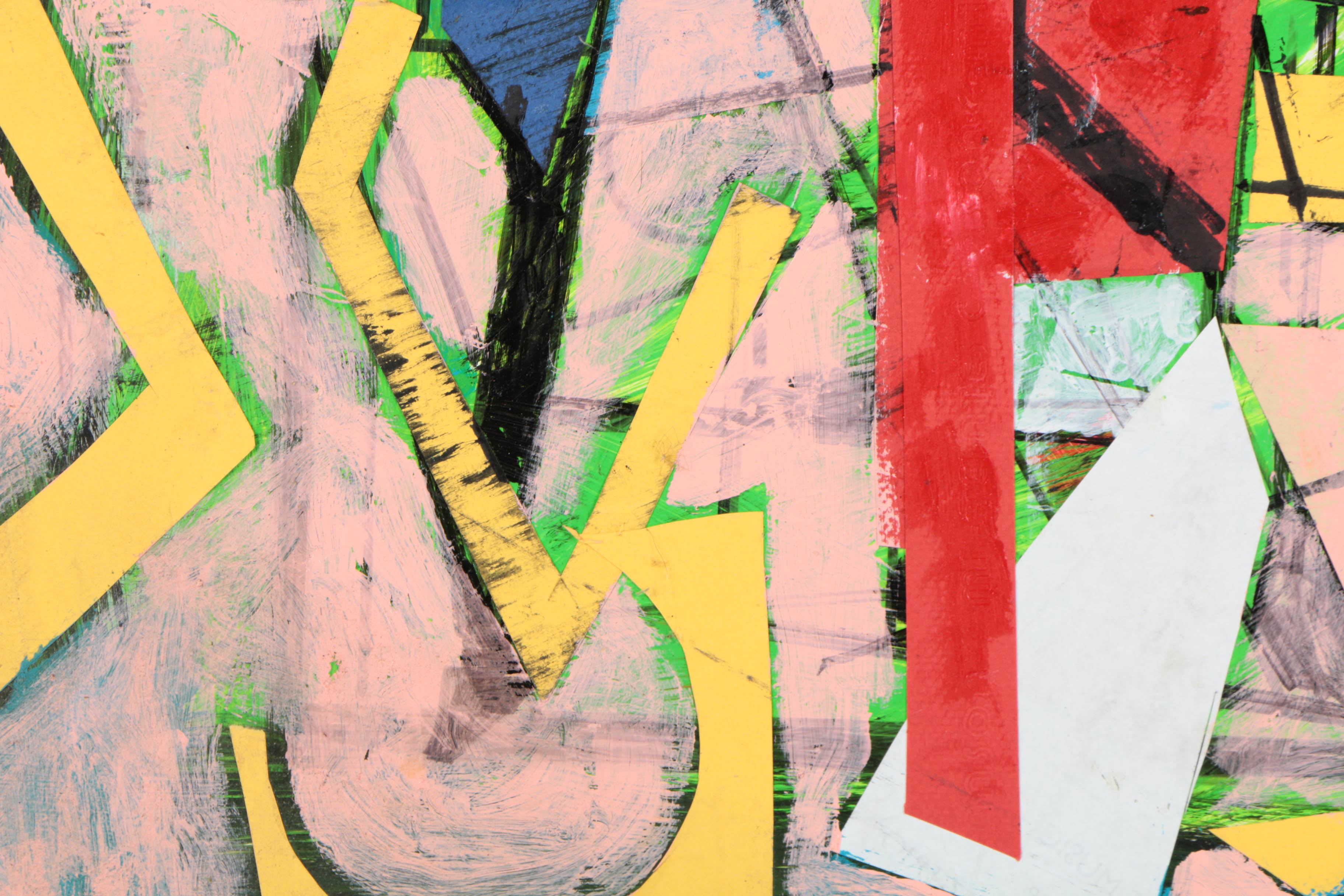 Collection of Ronald Ahlström Abstract Mixed Media Compositions on Boards