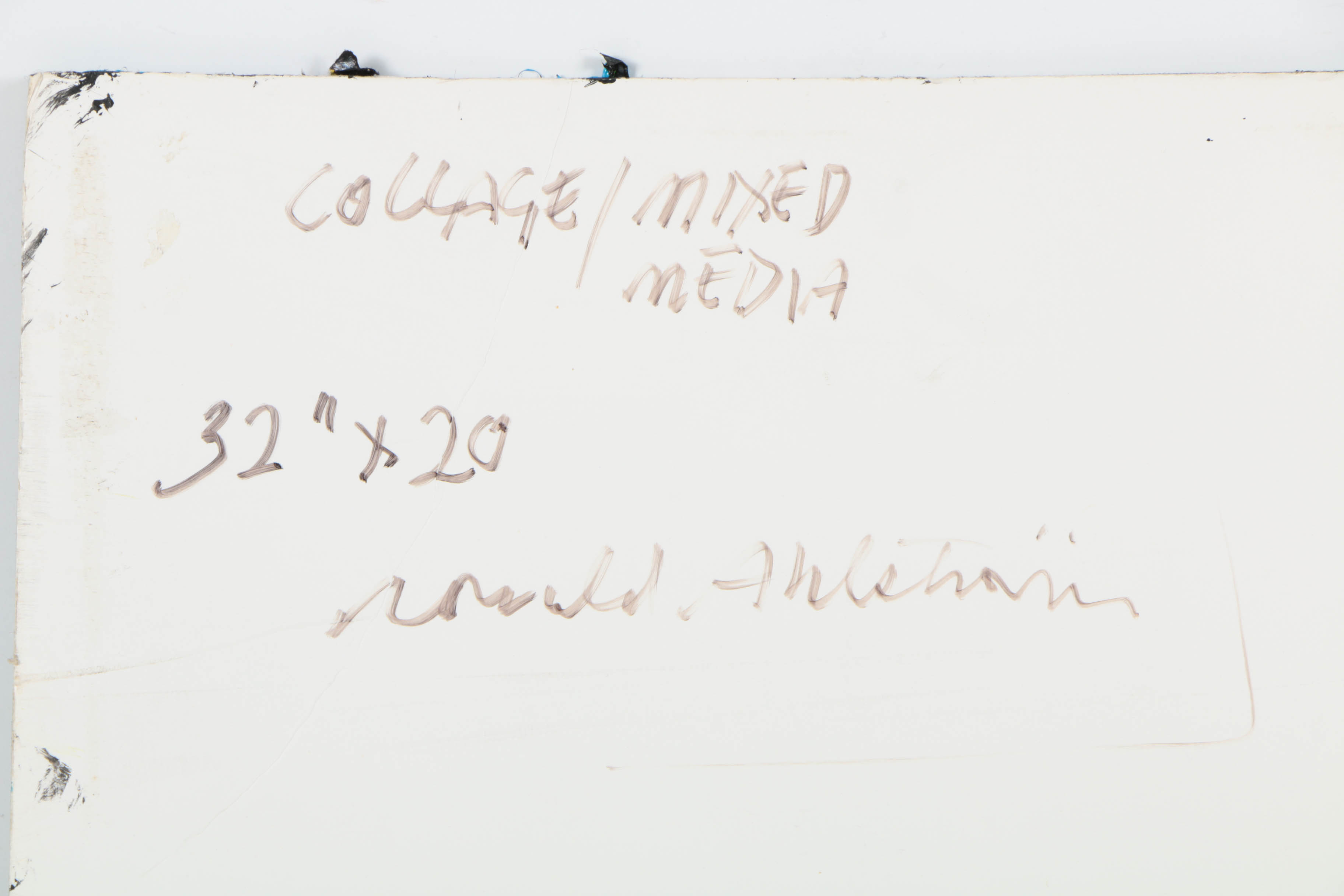 Collection of Ronald Ahlström Abstract Mixed Media Compositions on Boards