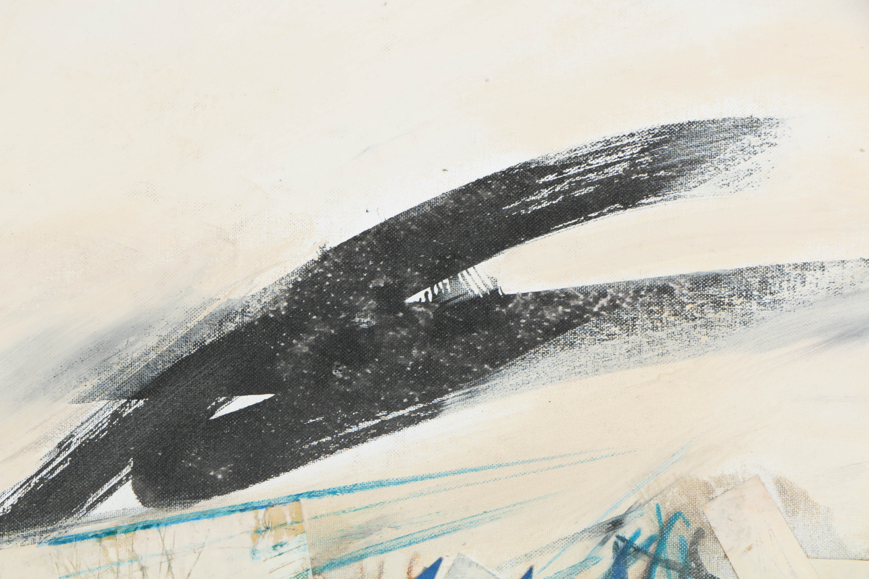 Collection of Ronald Ahlström Abstract Mixed Media Compositions on Boards