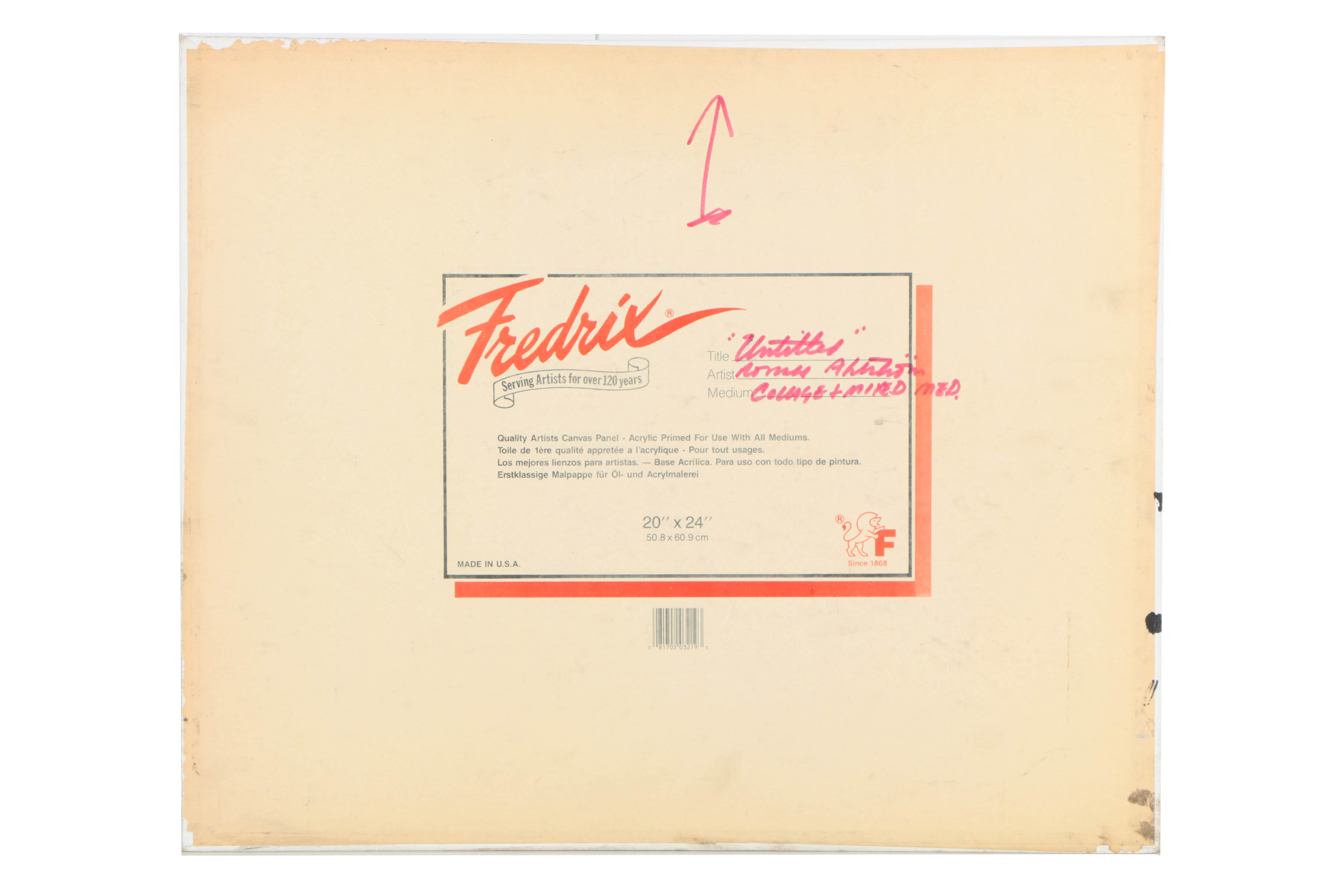 Collection of Ronald Ahlström Abstract Mixed Media Compositions on Boards