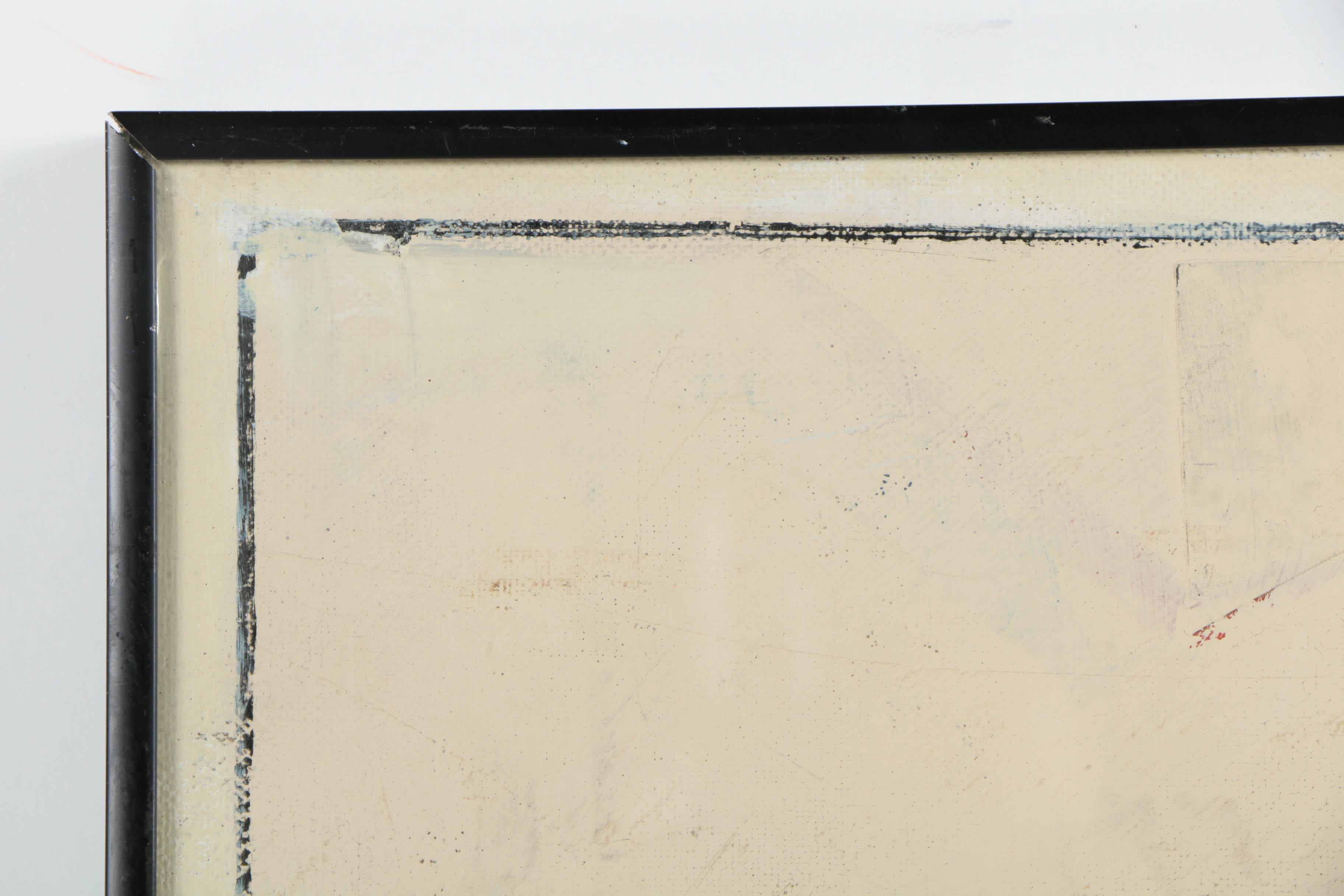 Ronald Ahlström Abstract Mixed Media Collage on Board "Untitled"