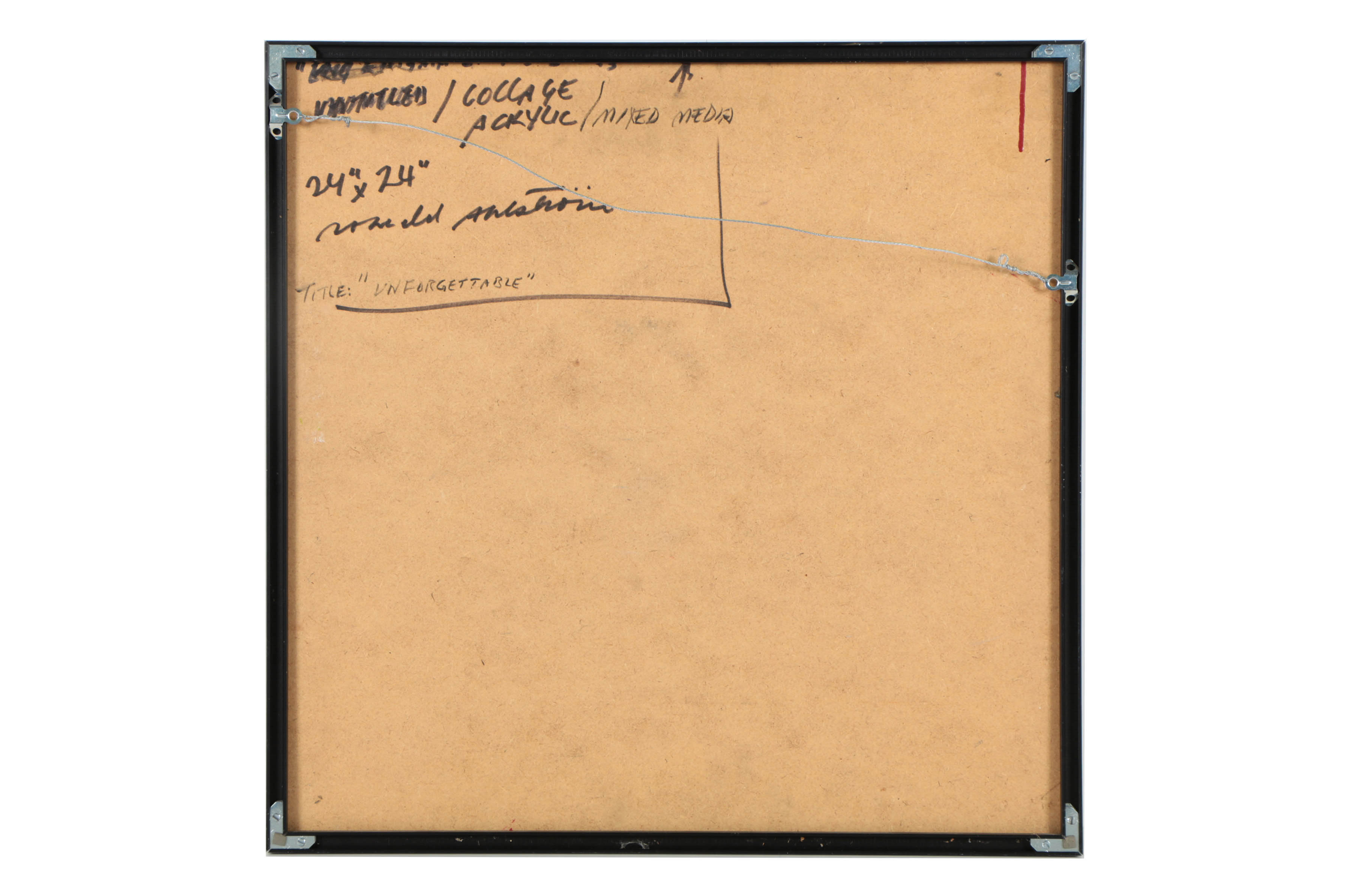 Ronald Ahlström Mixed Media on Board "Unforgettable"