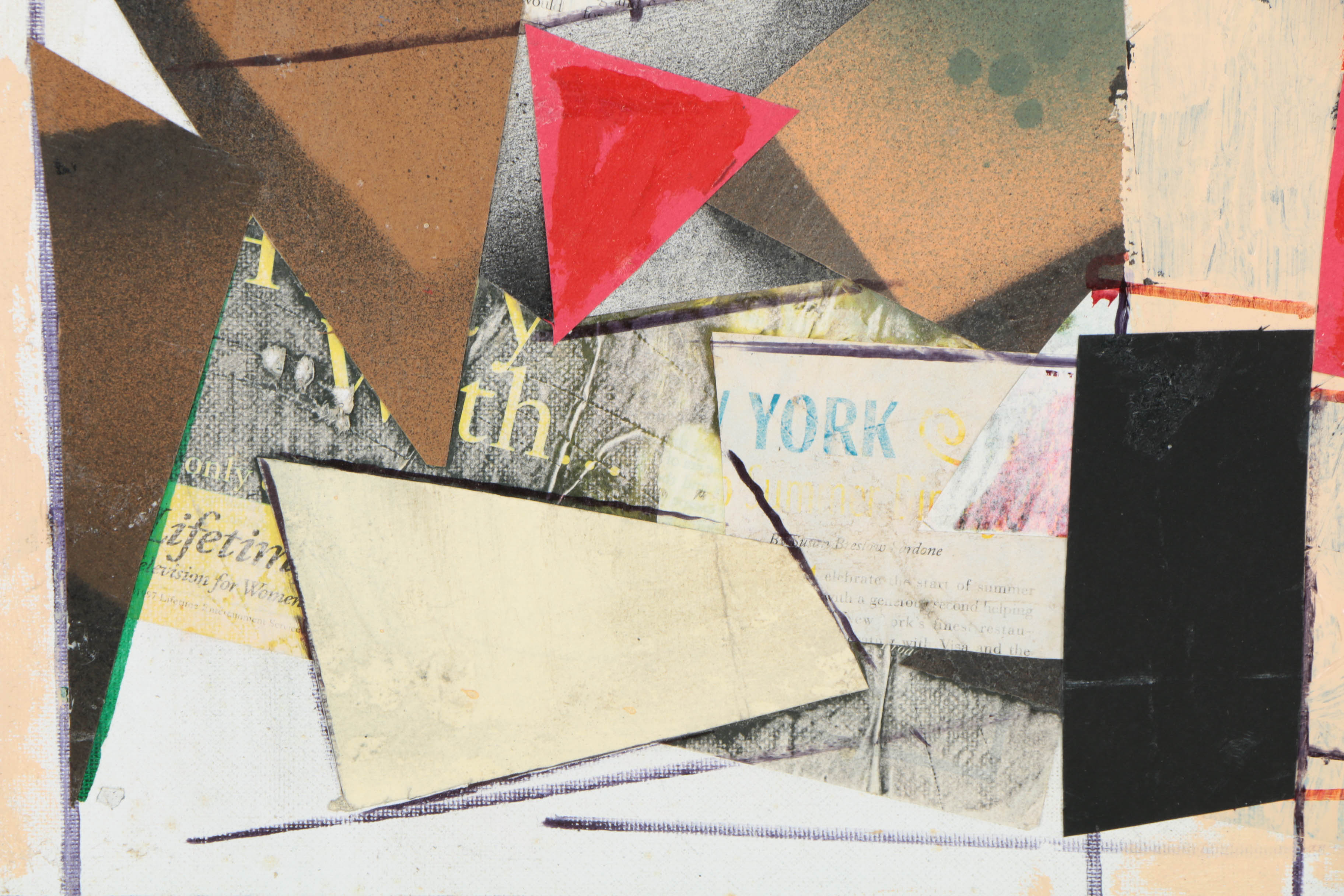 Collection of Ronald Ahlström Abstract Compositions on Canvas Boards