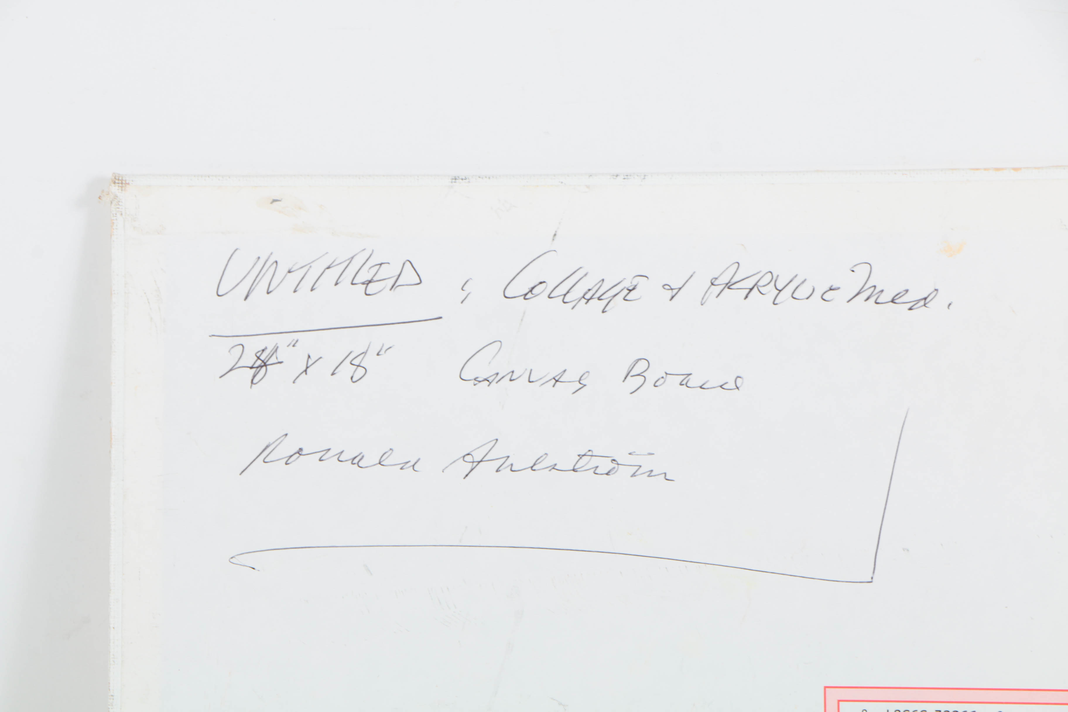 Collection of Ronald Ahlström Abstract Compositions on Canvas Boards